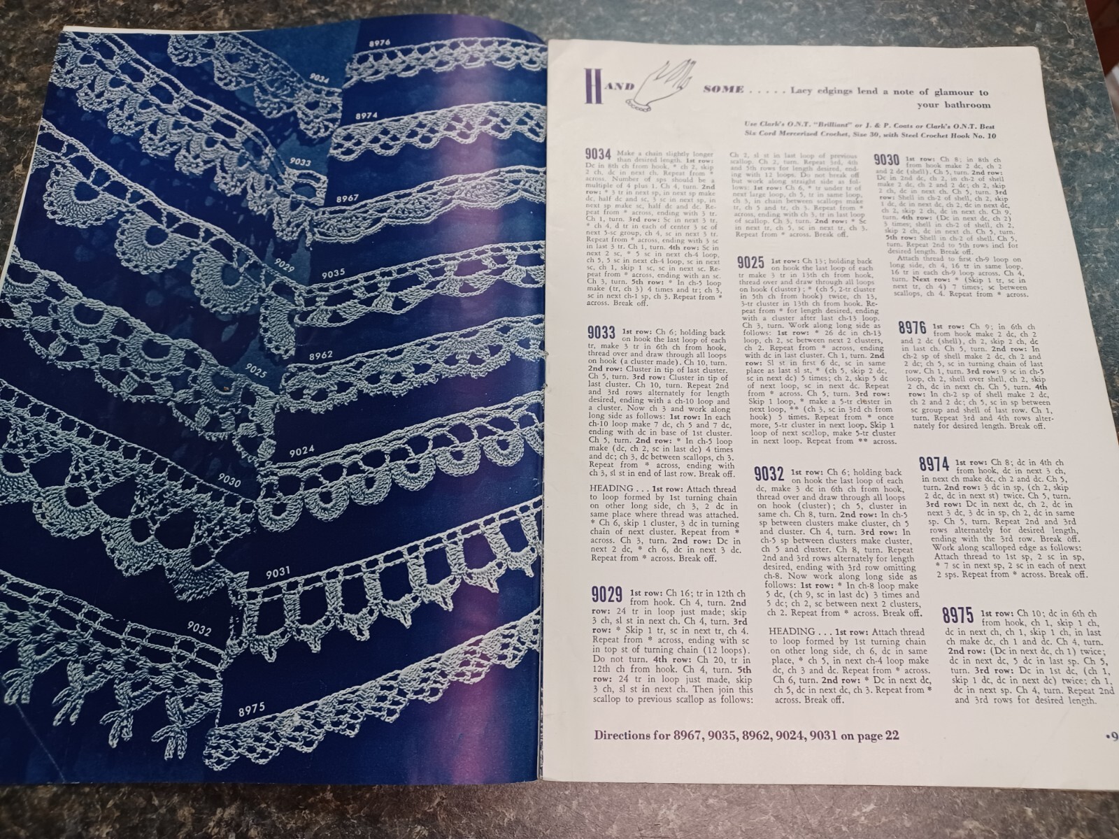 VTG Crochet & Knitting Tatting Pattern Booklets Magazines 1930’s Fasion Research
