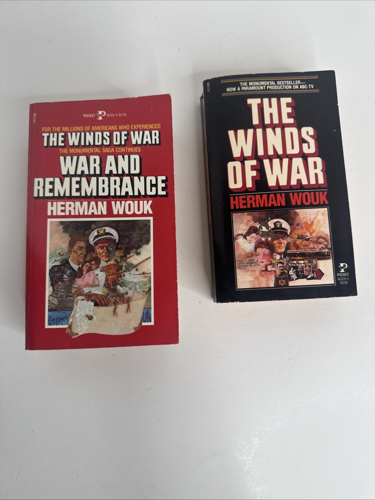 Herman Wouk „The Winds Of War“&“War And Remembrance“ Paperback Vintage!