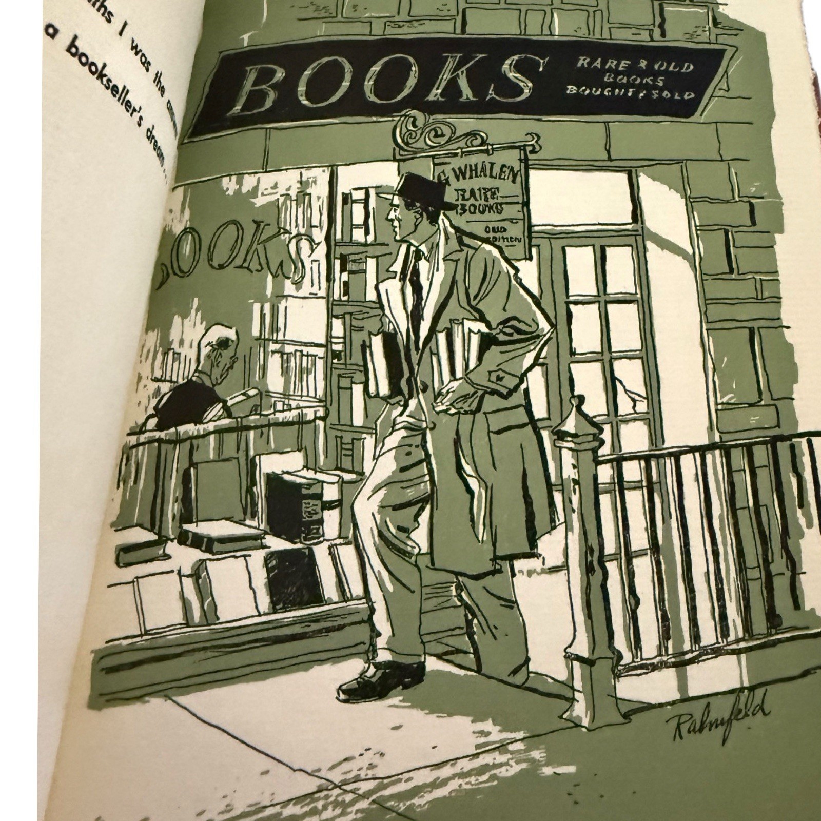The Man Who Left Home Signed Louis Paul 1938 Black Cat Press Limited 149 HC