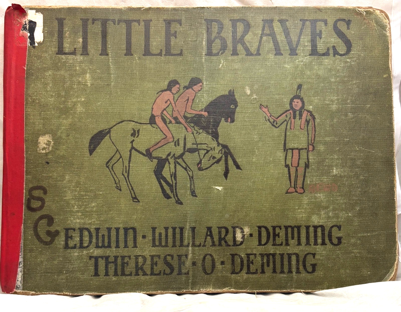 Little Braves by Edwin Willard & Therese Deming 1929 Famous Western Artist art