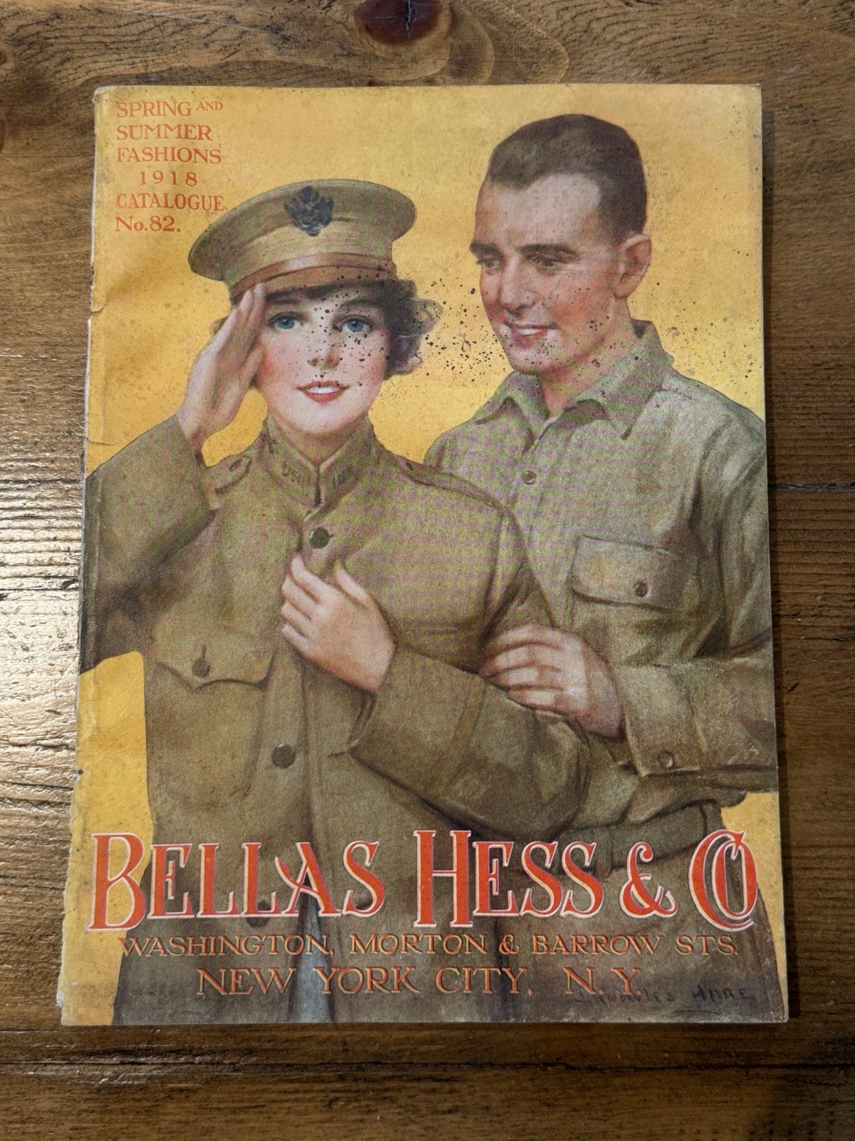 Bellas Hess Spring Summer Fashions 1918 Catalog Book No 82