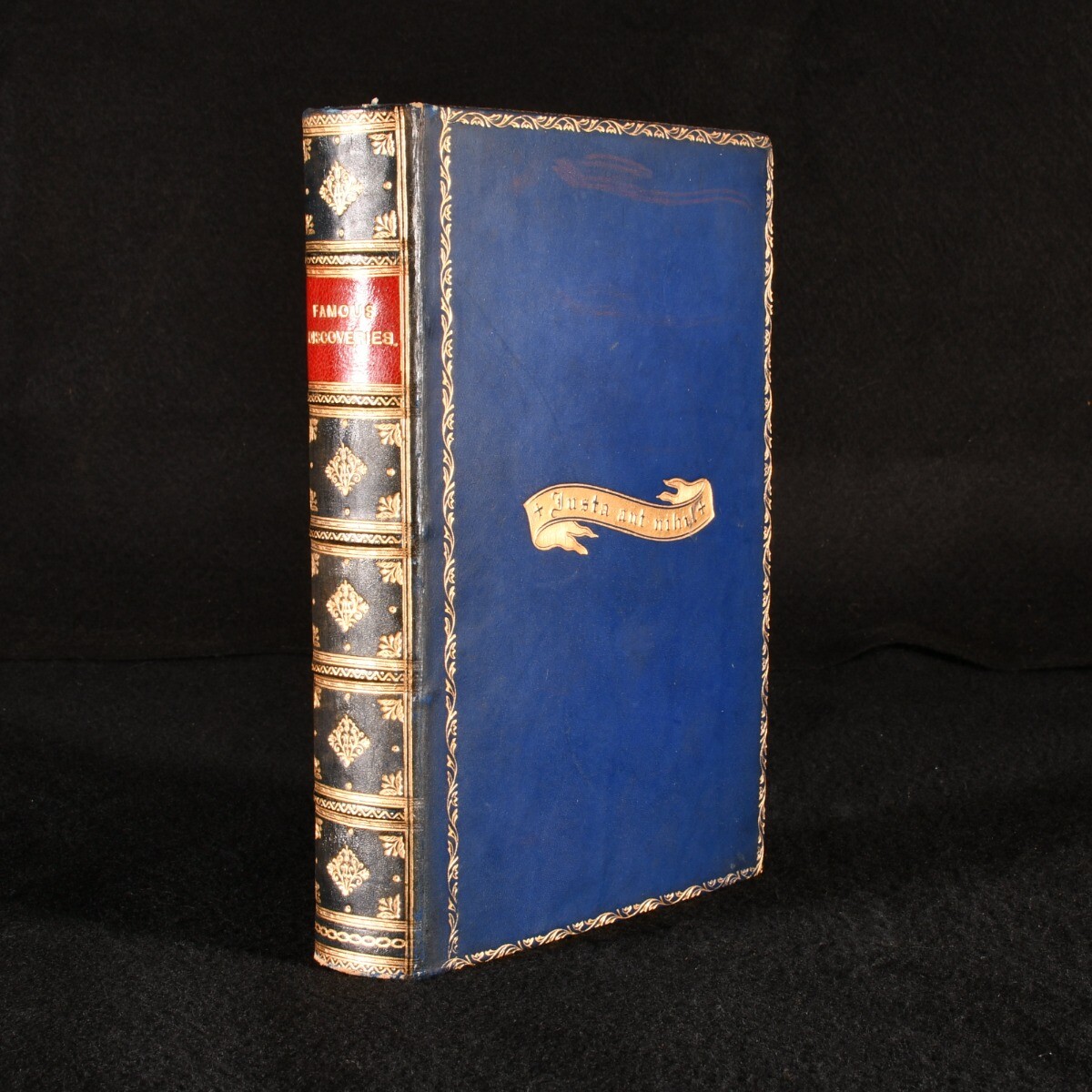 1886 Famous Discoveries By Land And Sea Illustrated Prize Binding