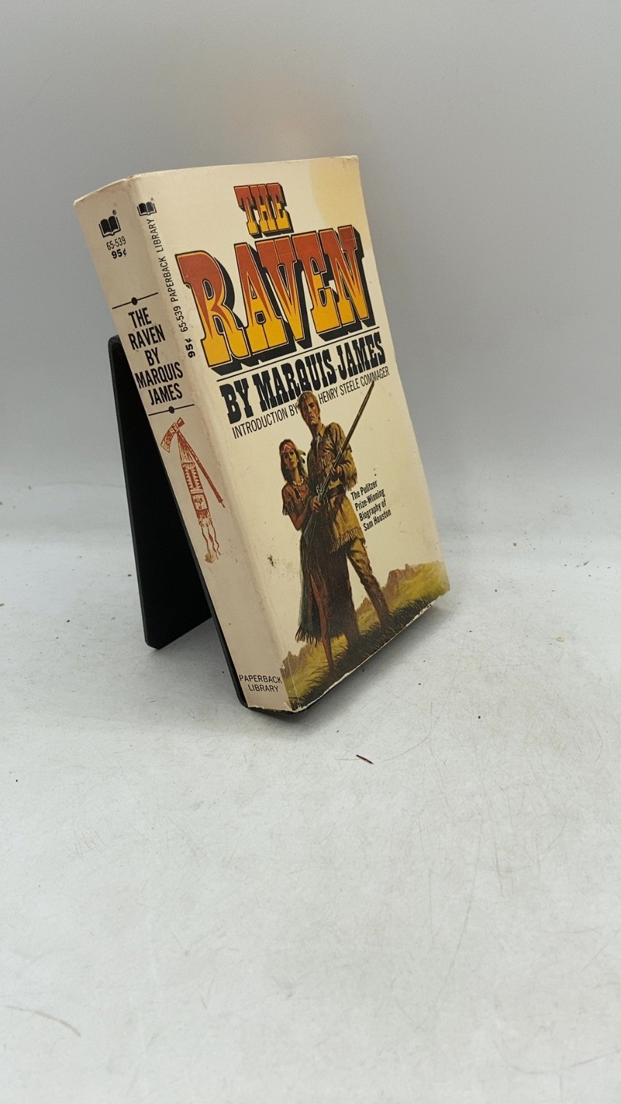 The Raven: A Biography of Sam Houston Marquis James Paperback Fourth Printing…