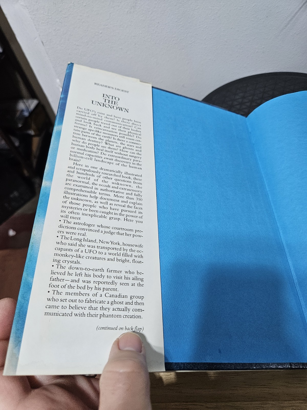 Into the Unknown Reader’s Digest UFOs Paranormal Occult Hardcover