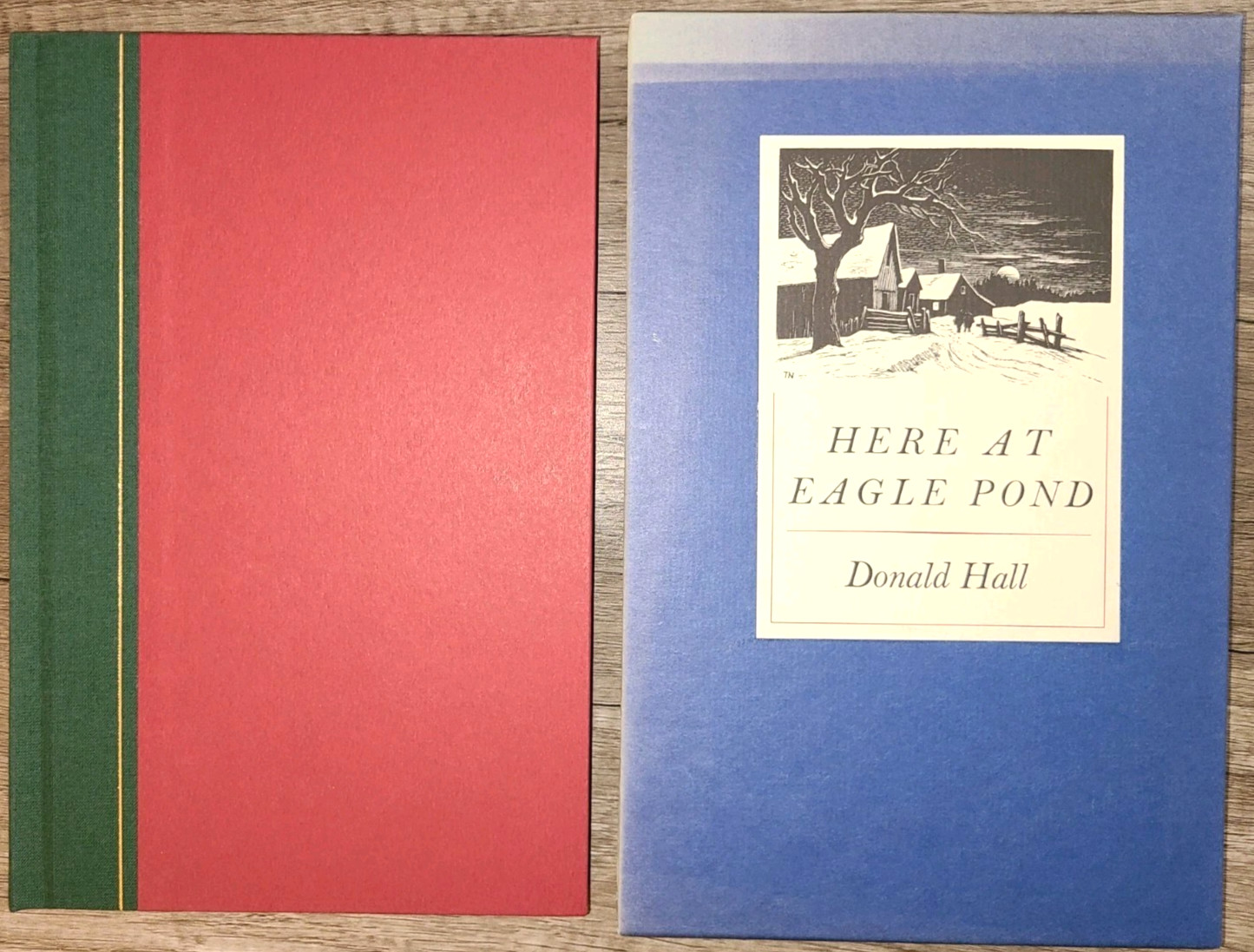 Vtg HC book, Here At Eagle Pond by Donald Hall, illus. by Thomas W. Nason, 1990