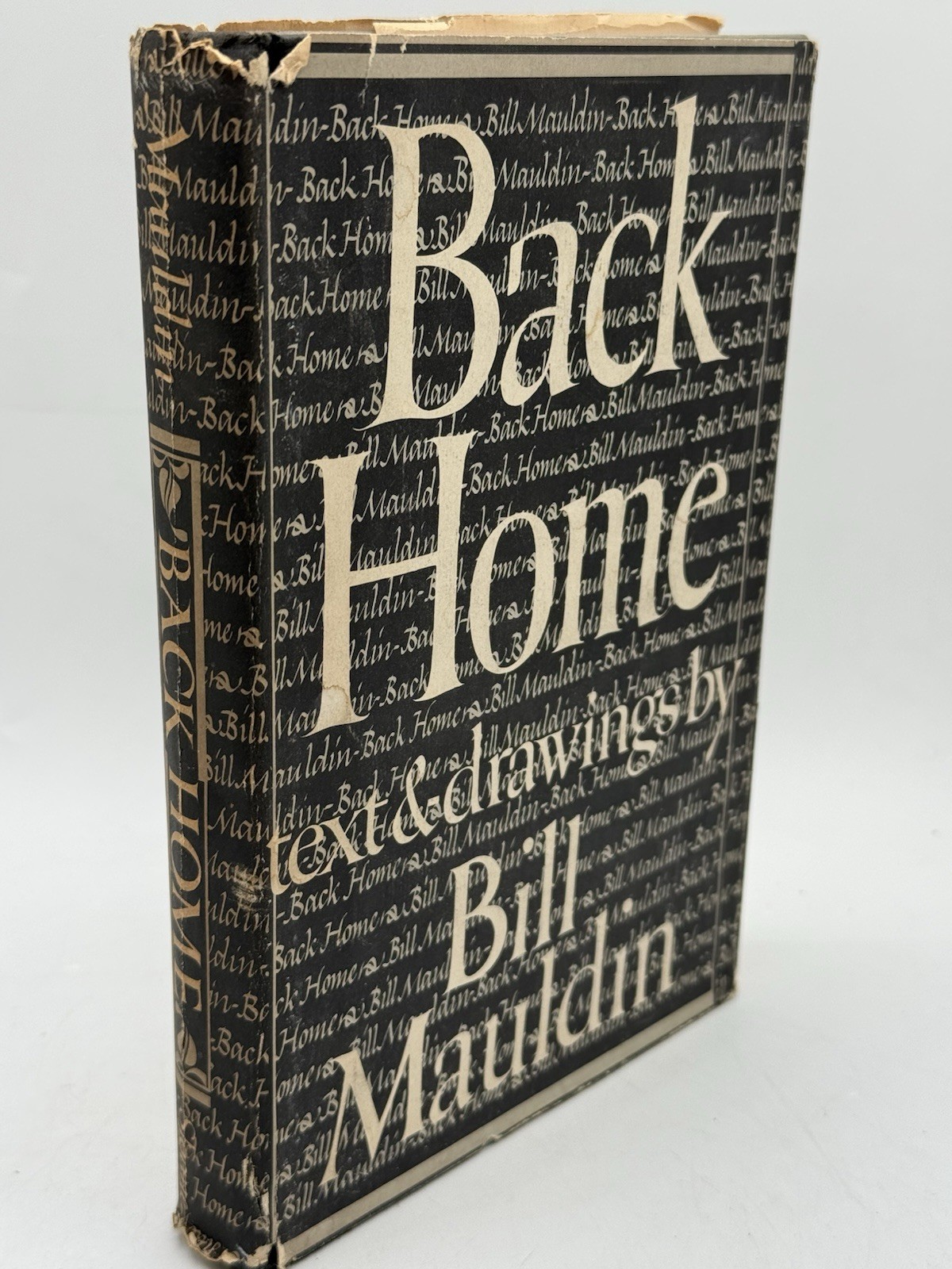 Back Home by Bill Mauldin 1947 1st Edition HC Book