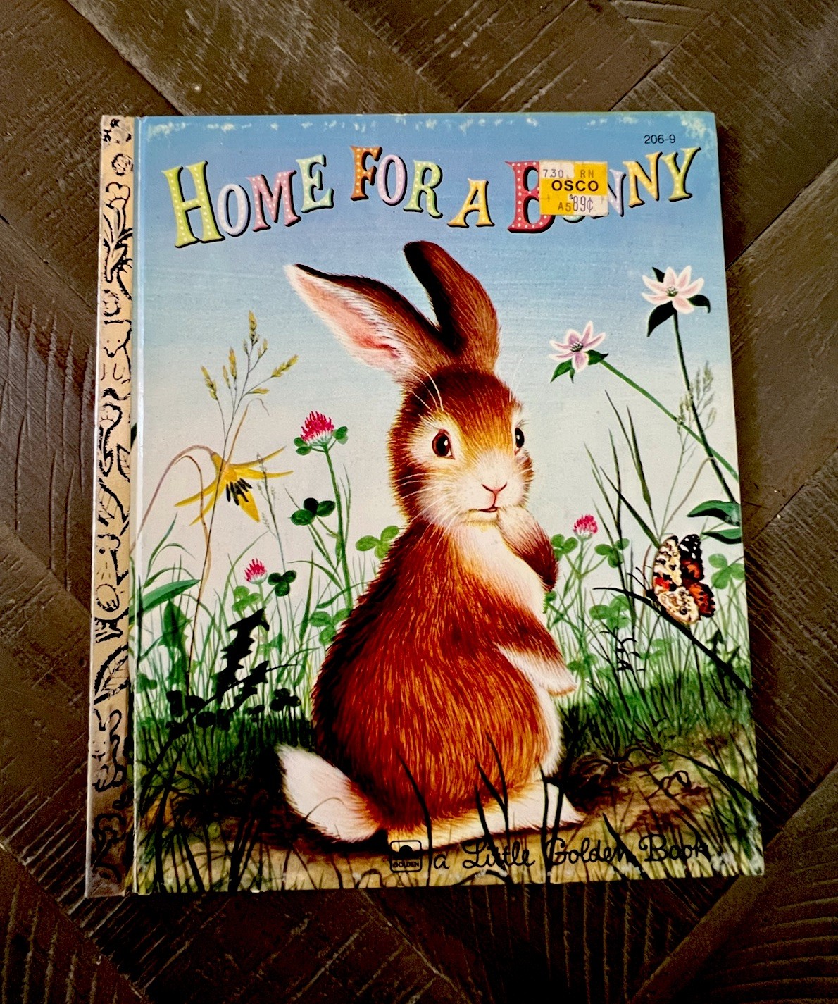 Little Golden Book #206-9 Home For A Bunny c1961