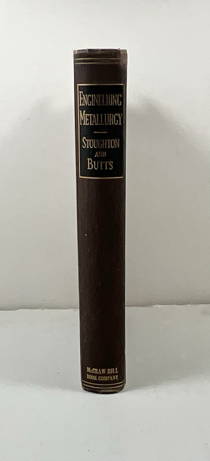Vintage Engineering Metallurgy, Alloys,Steel Stoughton/Butts 1938 (McGraw-Hill)