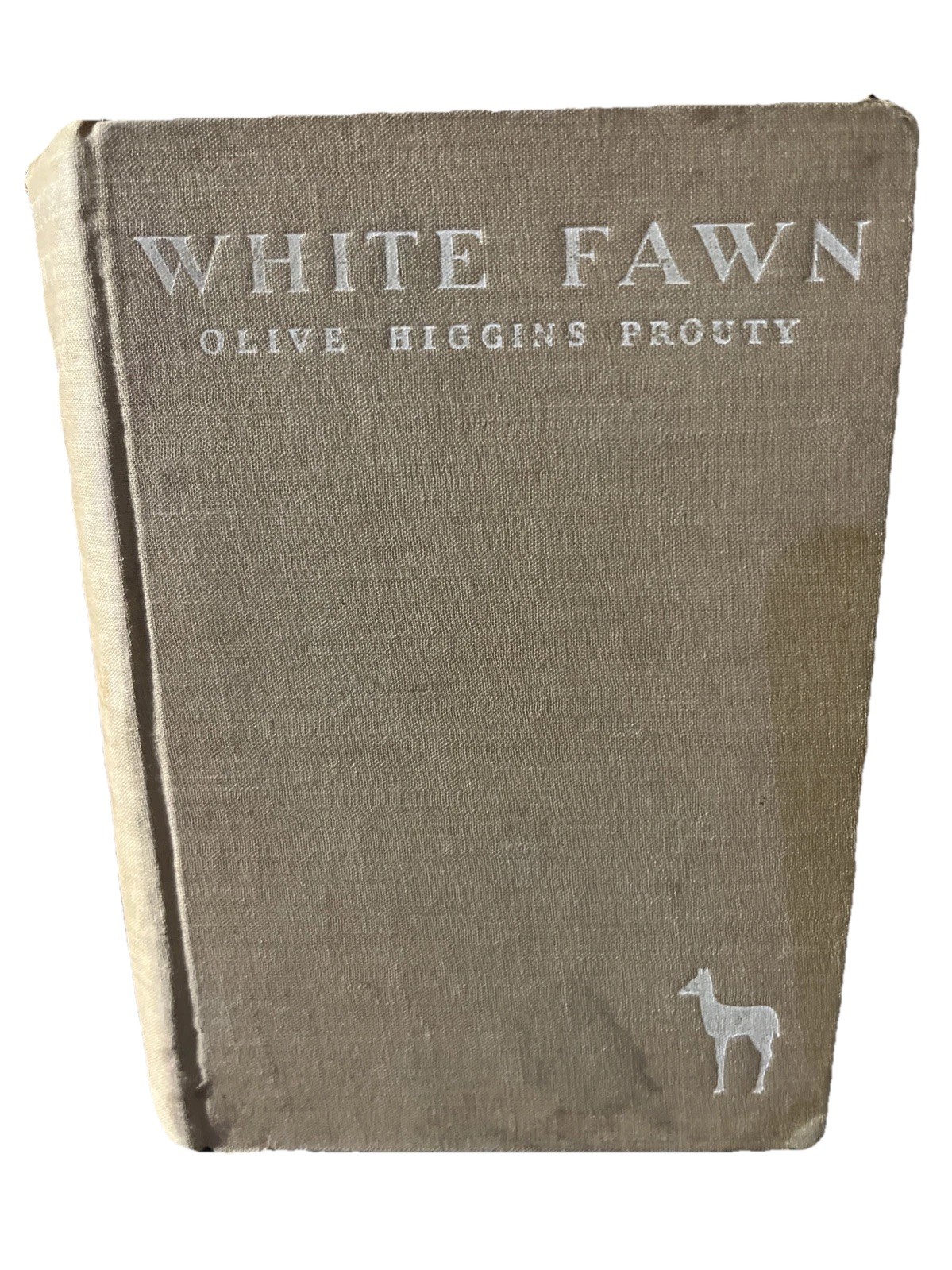 Antique 1931 White Fawn Olive Higgins Prouty 1st Edition Tan HC Rare OOP