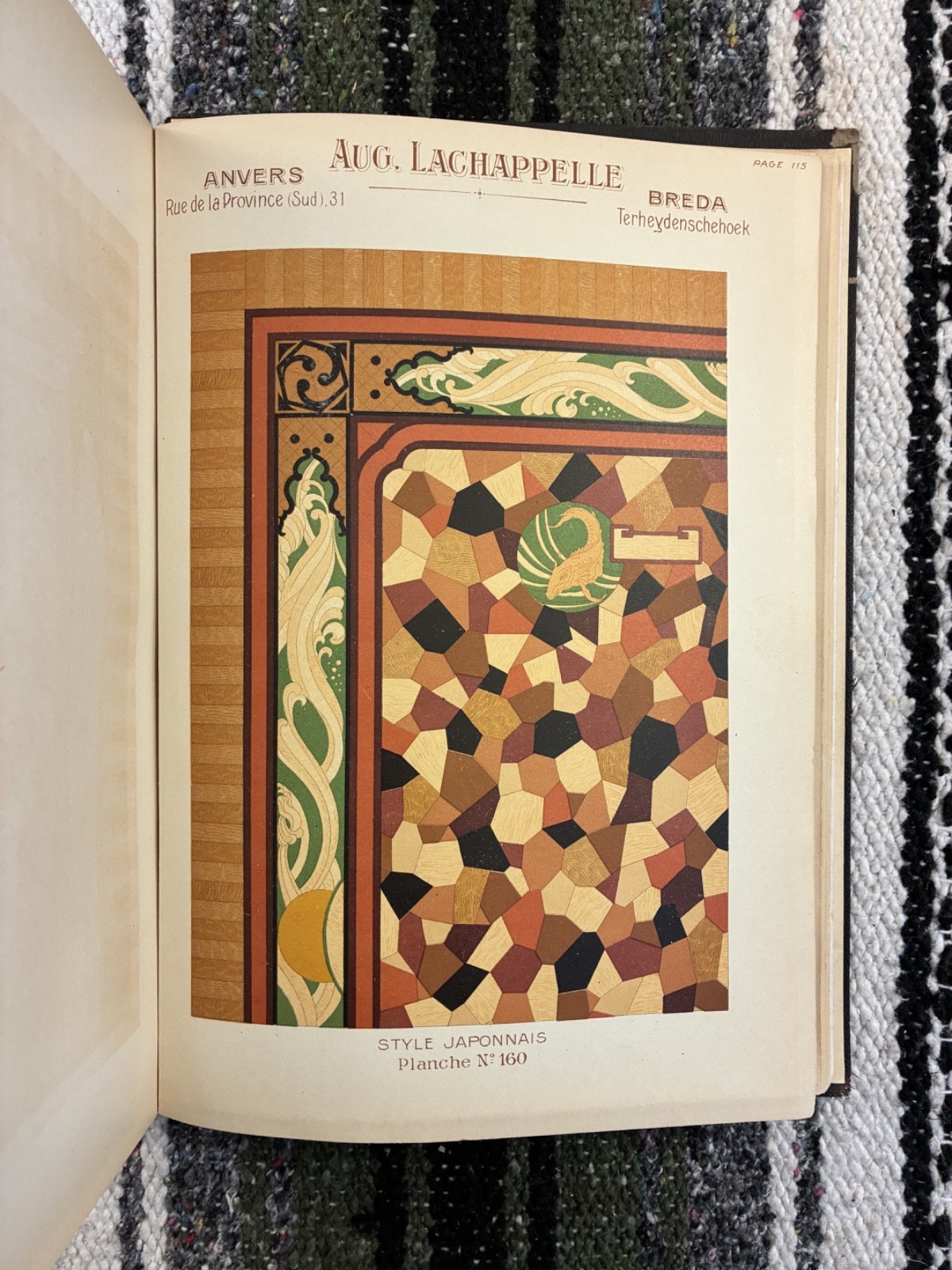 Vintage Parquets Catalogue ca. 1910 – Aug. Lachappelle color-illustrated Antwerp
