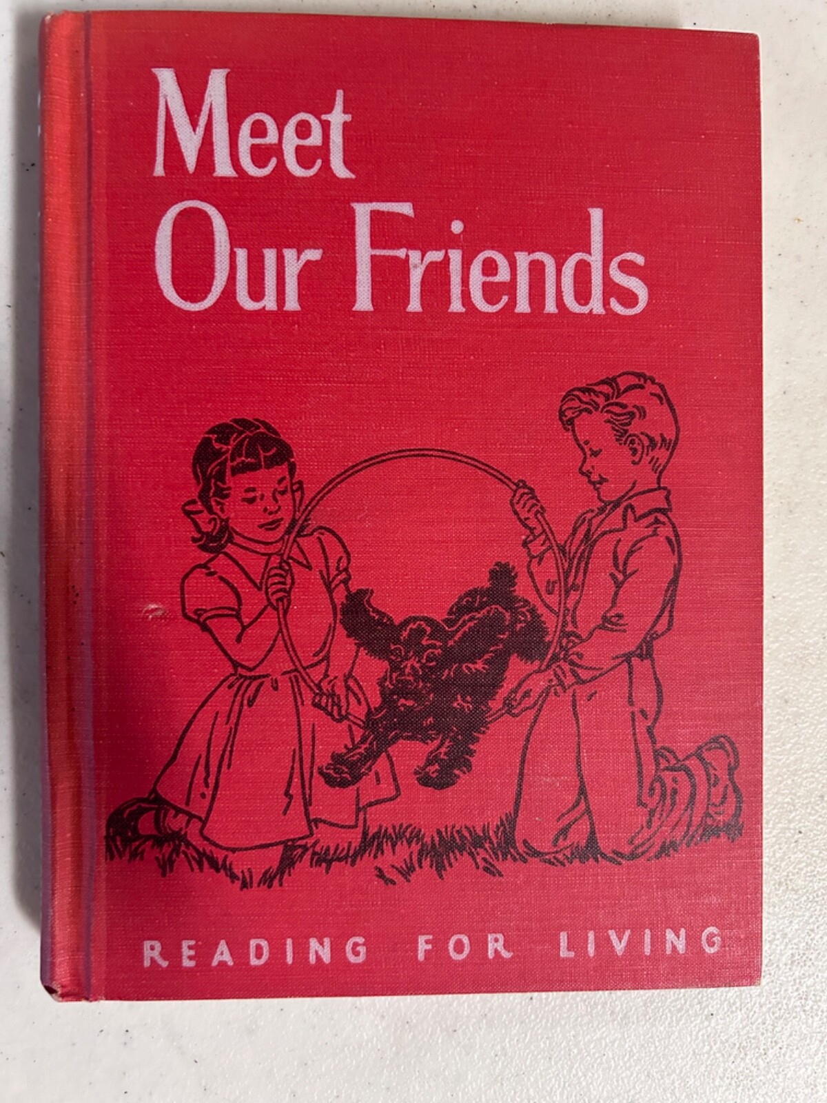 Meet Our Friends Reading For Living Series Second Reader 1950 Bobbs Merrill Co