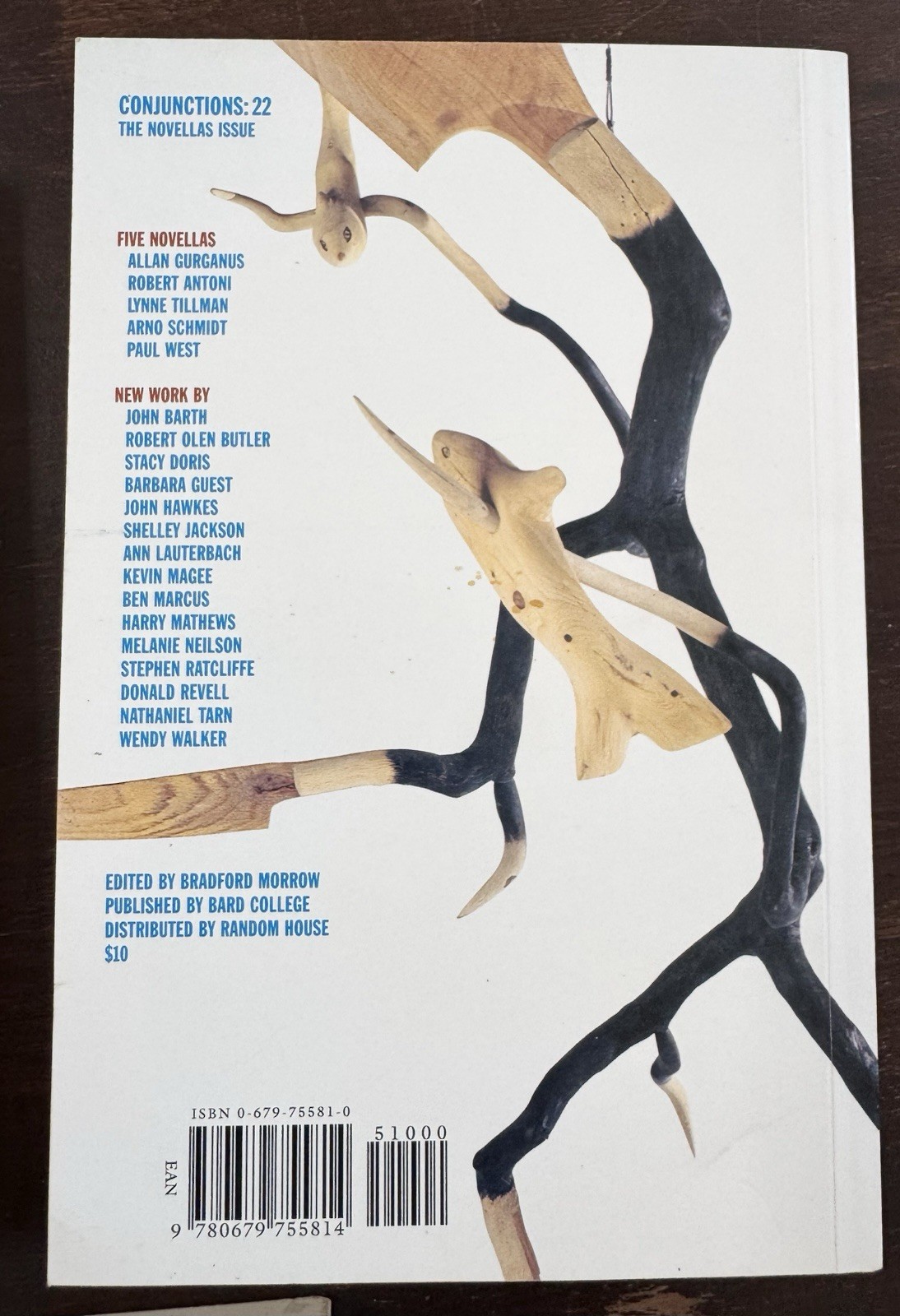 Conjunctions # 20, 21, 22, 23, 24 Five Issue Lot Experimental Lit-Clean Set