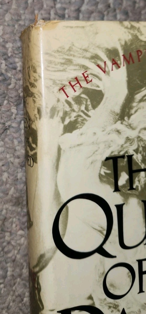 The Queen of The Damned Anne Rice Autographed Signed 1st Ed Hardcover Book