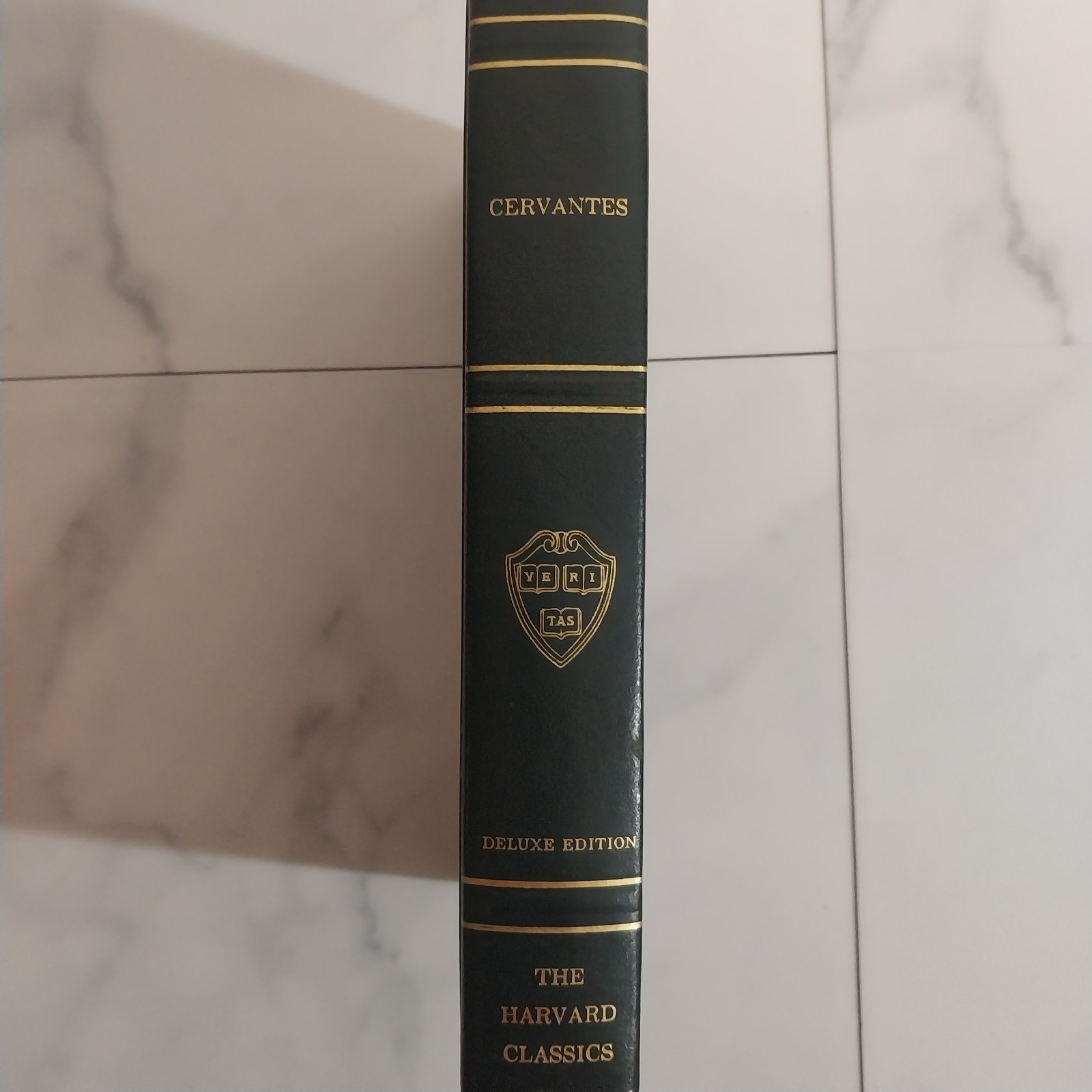 Cervantes Harvard Classics green leather hardcover 1969