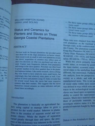 APPROACHES TO MATERIAL CULTURAL FOR HISTORICAL ARCHEOLOGISTS 1991 1st Ed.