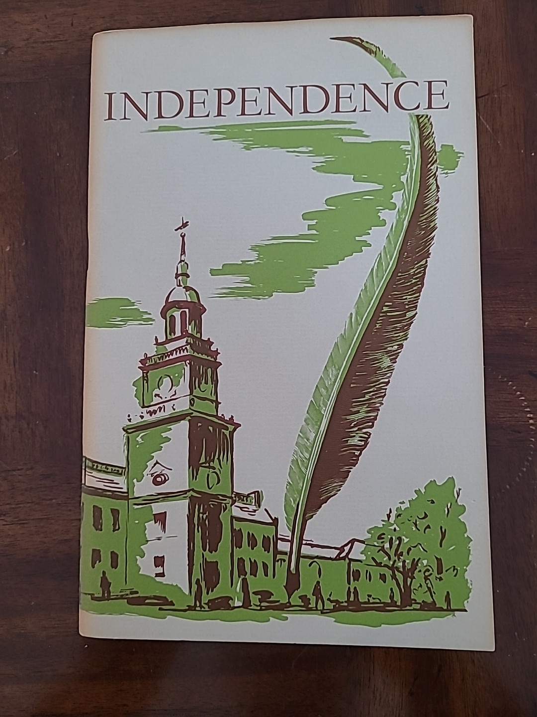 „INDEPENDENCE,“ NATL. HISTORICAL PARK, PHILADELPHIA, PA BOOKLET, EDWARD M. RILEY