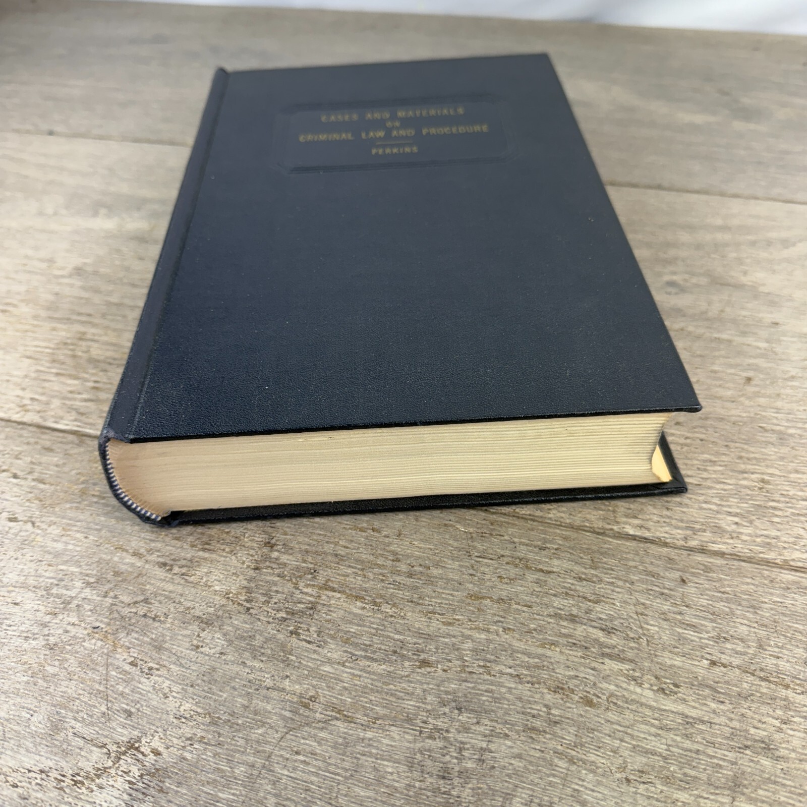 Cases on Criminal Law and Procedure 1st Edition 1952 University Casebook Series