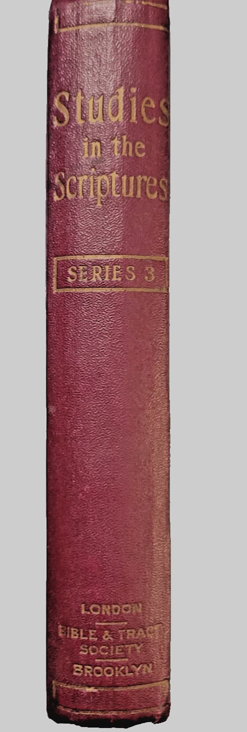 Studies In the Scriptures Vol 3 Thy Kingdom Come Winged Globe Watchtower Jehovah