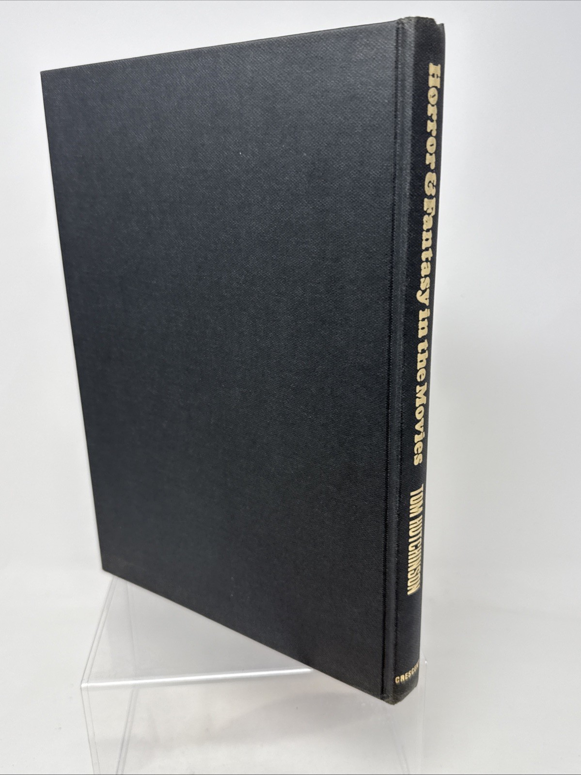 Horror And Fantasy In The Movies Book Tom Hutchinson Crescent Books 1974 HC DJ