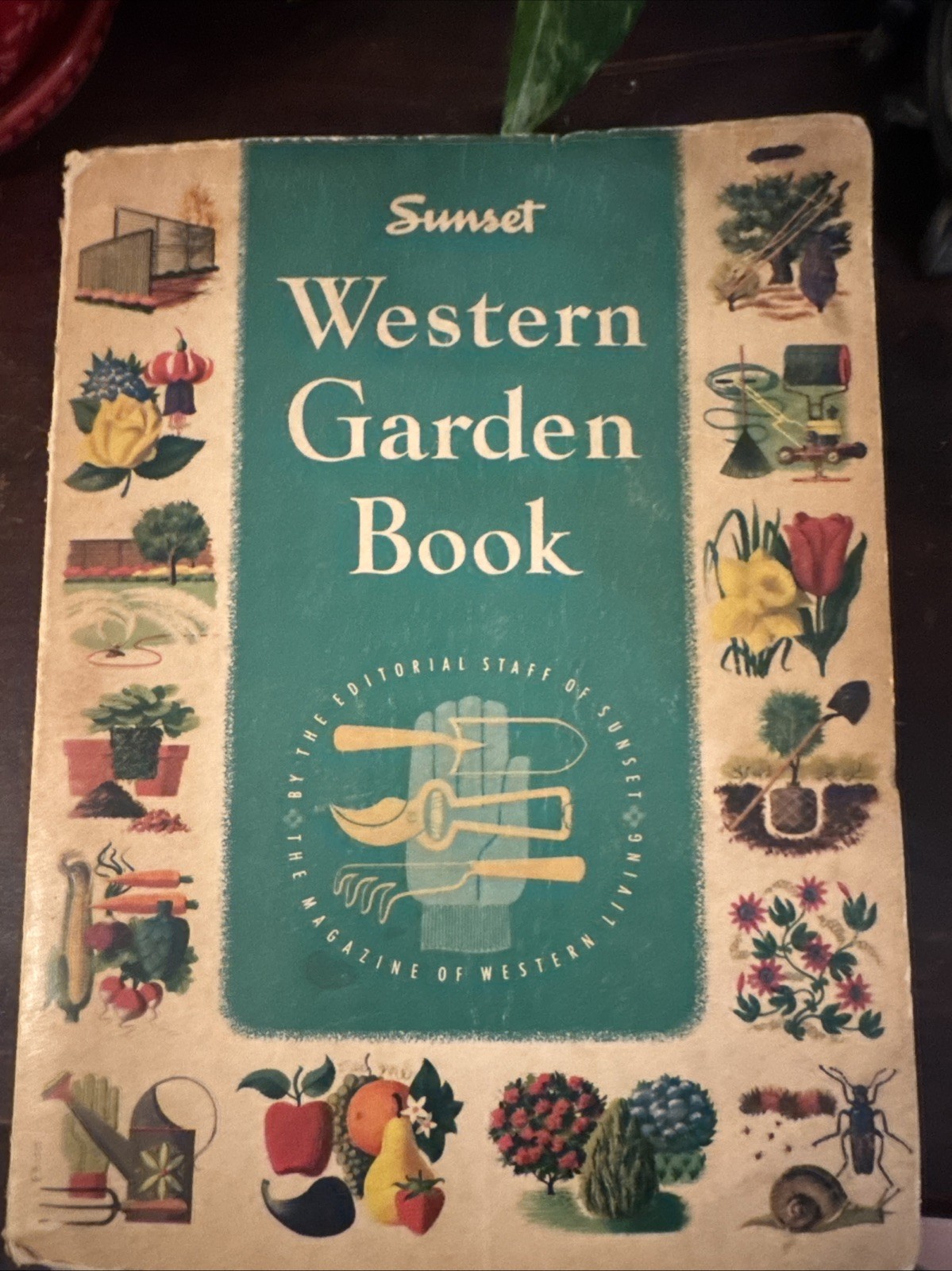 Sunset Western Garden Book First Edition published 1954 Spiral Ring Binding