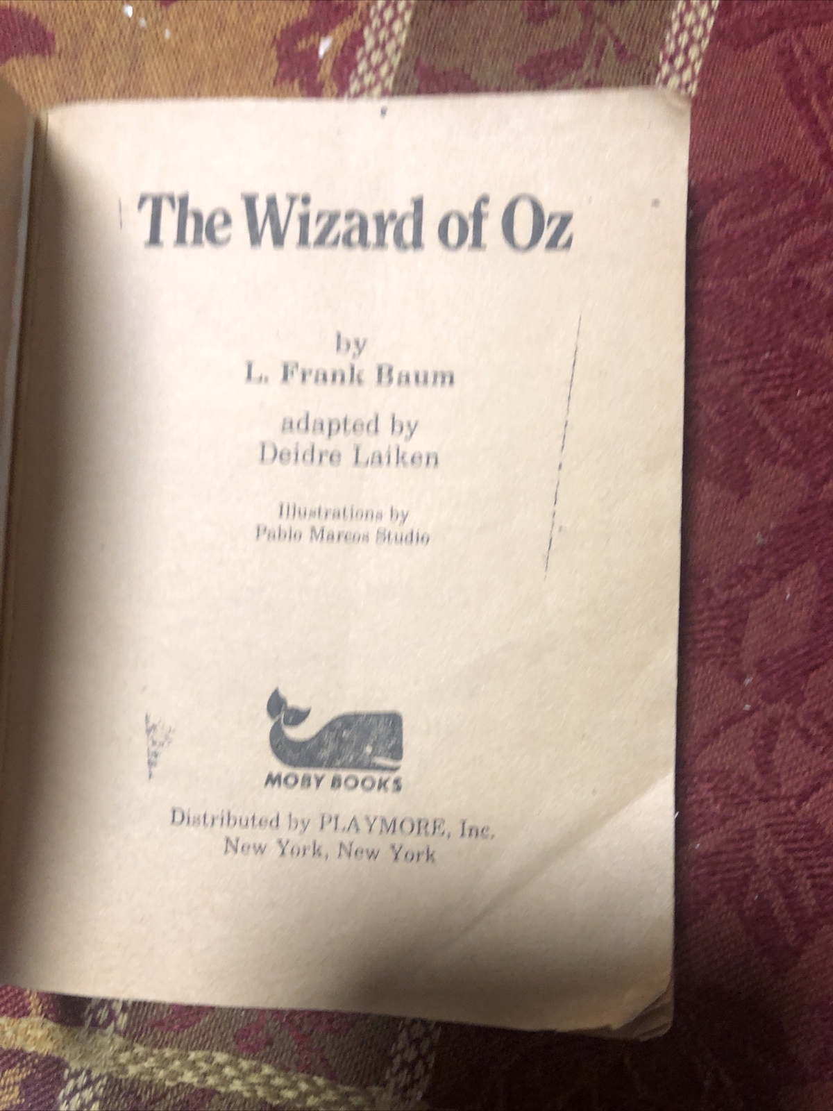 The Wizard Of Oz Illustrated By L. Frank Baum Vintage Paperback 1977