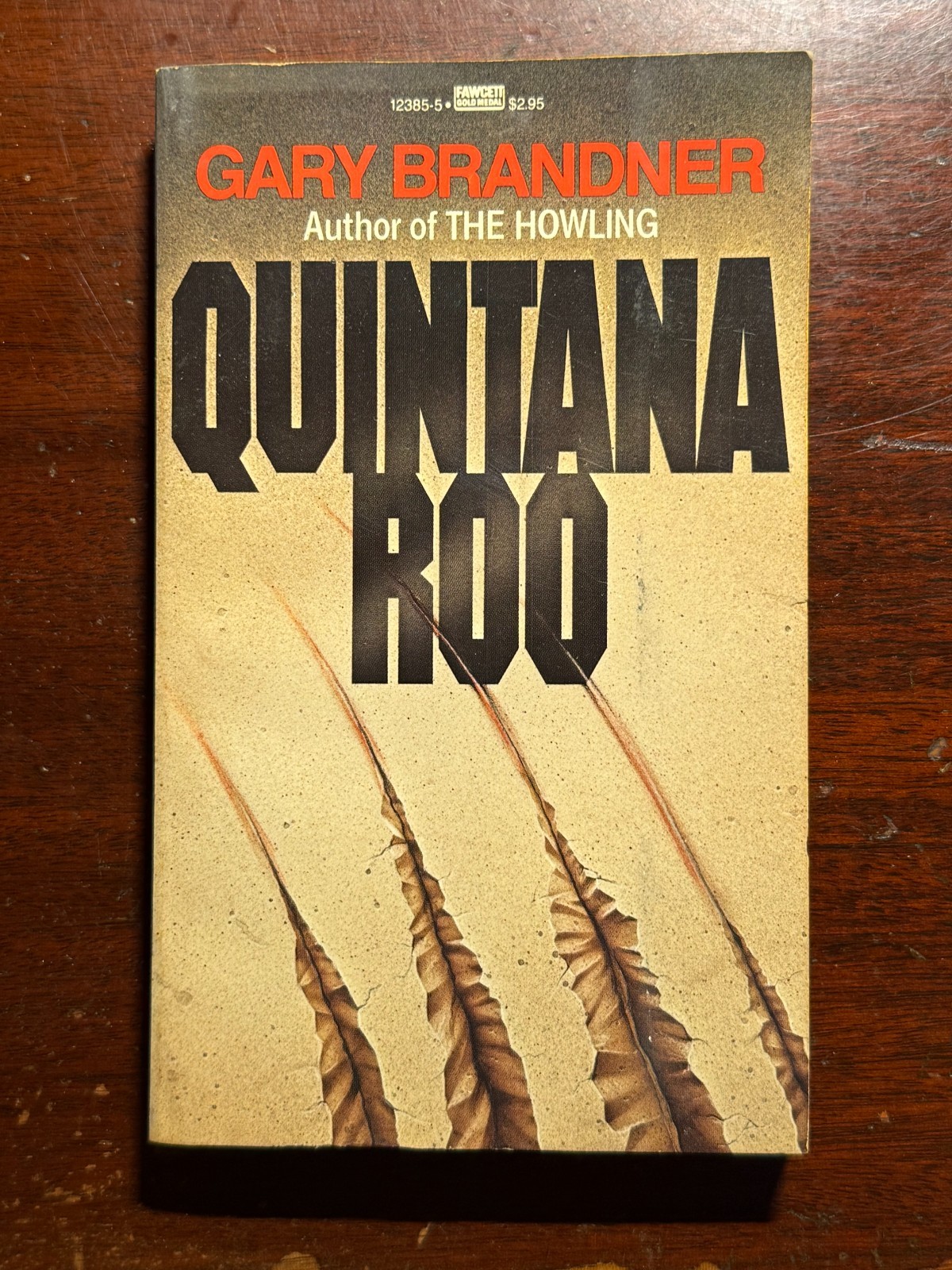 Quintana Roo Gary Brandner 1984 1980s Vtg Horror PB BK