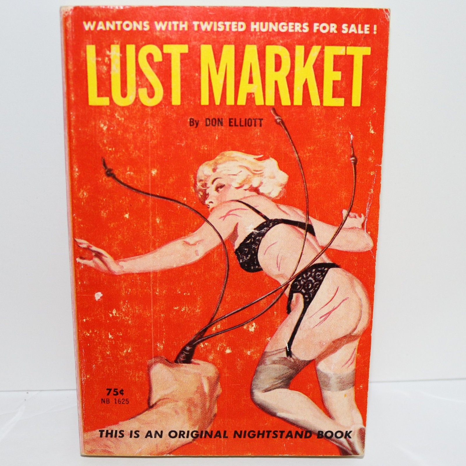 Signed Robert Silverberg Lust Market Don Elliott 1962 Sleaze Smut Erotica NB1625