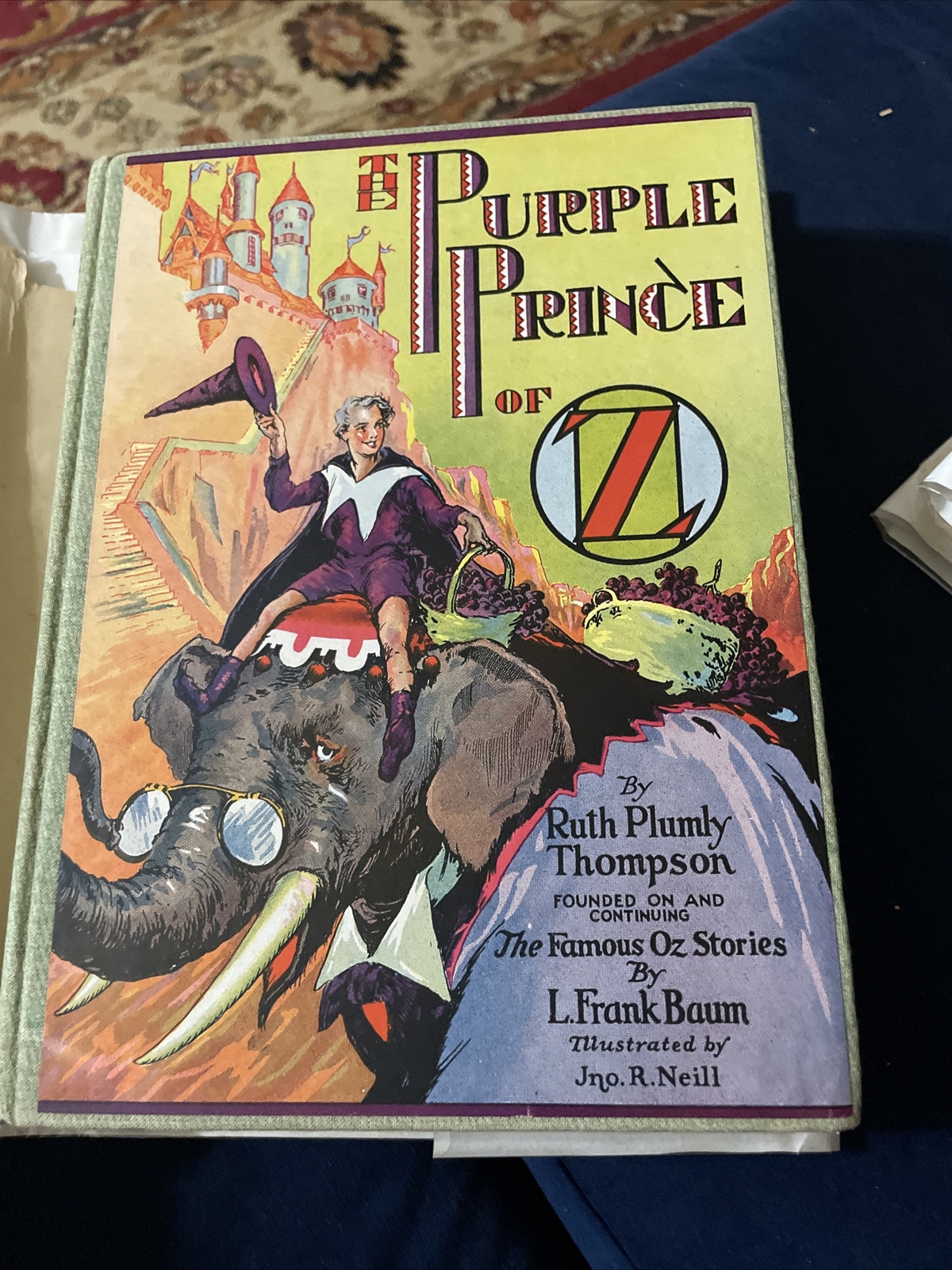 The PURPLE PRINCE of OZ-Hardback Book w/ Dust Jacket- ©1932 1st Edition (#107)