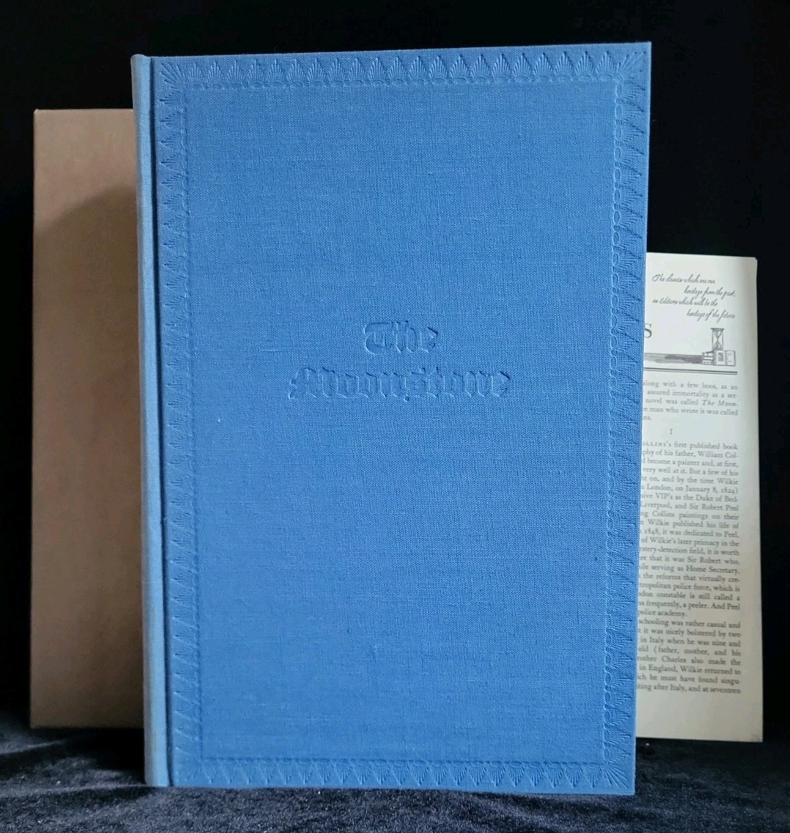 The Moonstone By Wilkie Collins. 1959 Heritage Press HC Illustrated slipcase