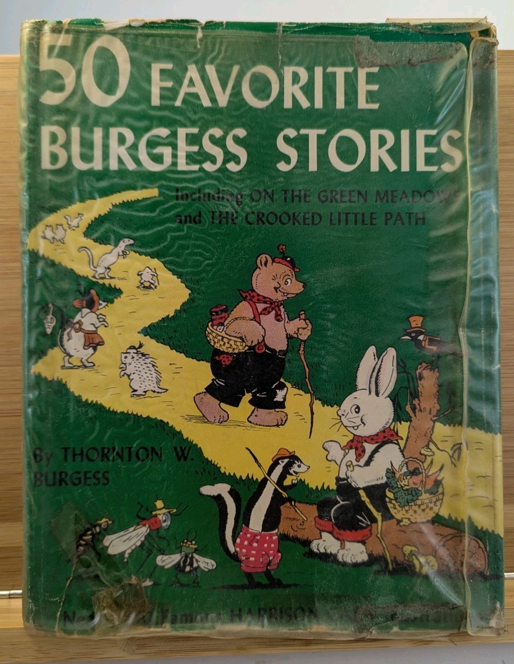 Vintage 50 Favorite Burgess Stories HC Book 1946 Children’s Stories Illustrated