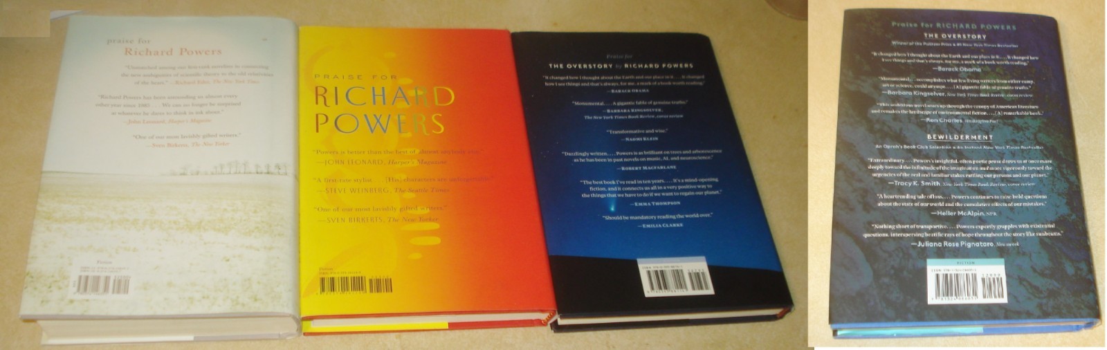 4 Richard Powers 1st Ed The Echo Maker Generosity Bewilderment Playground HCDJ