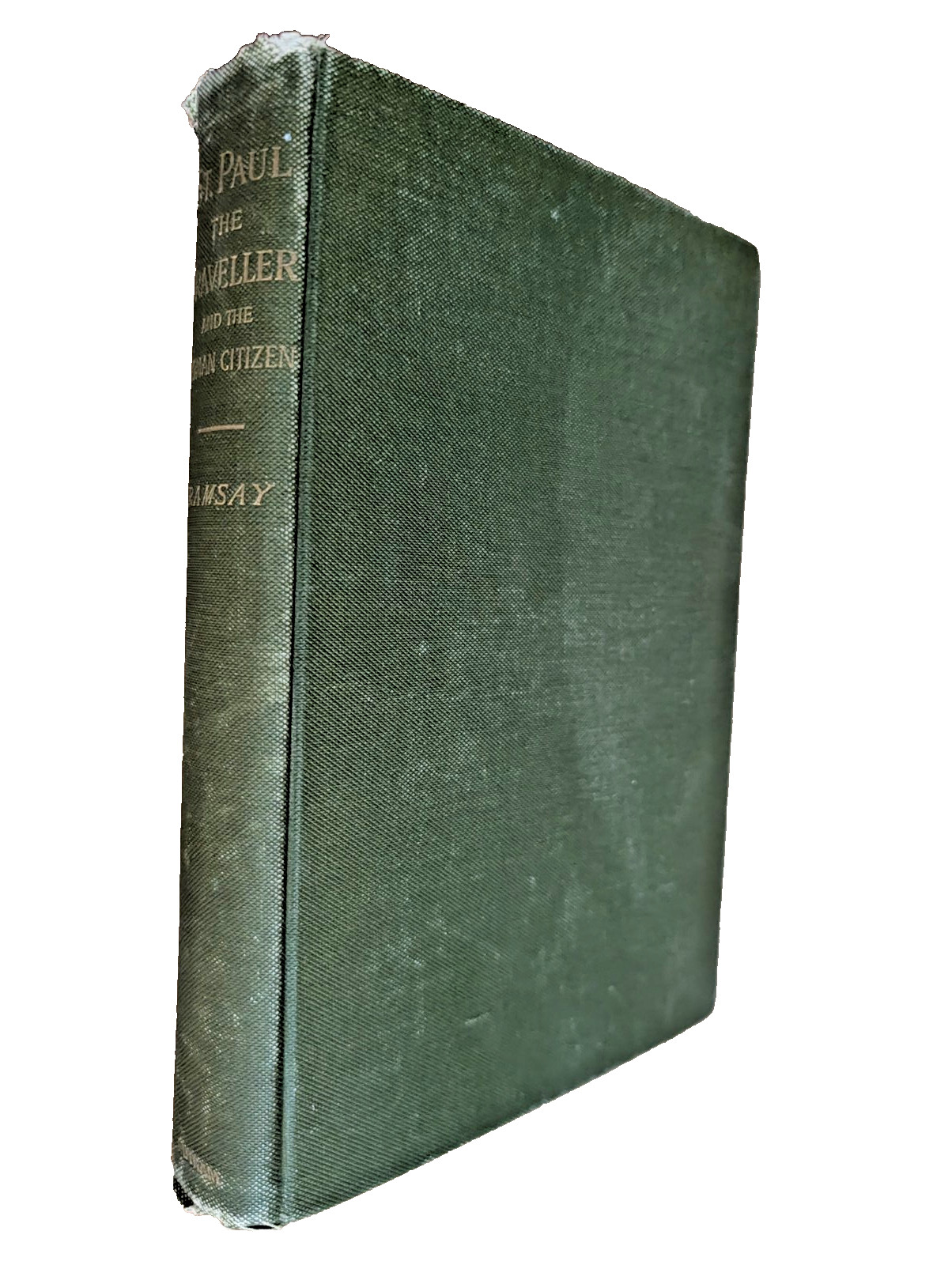 Antique Bible History Book Paul The Traveler And Roman Citizen 1898 W. M. Ramsay