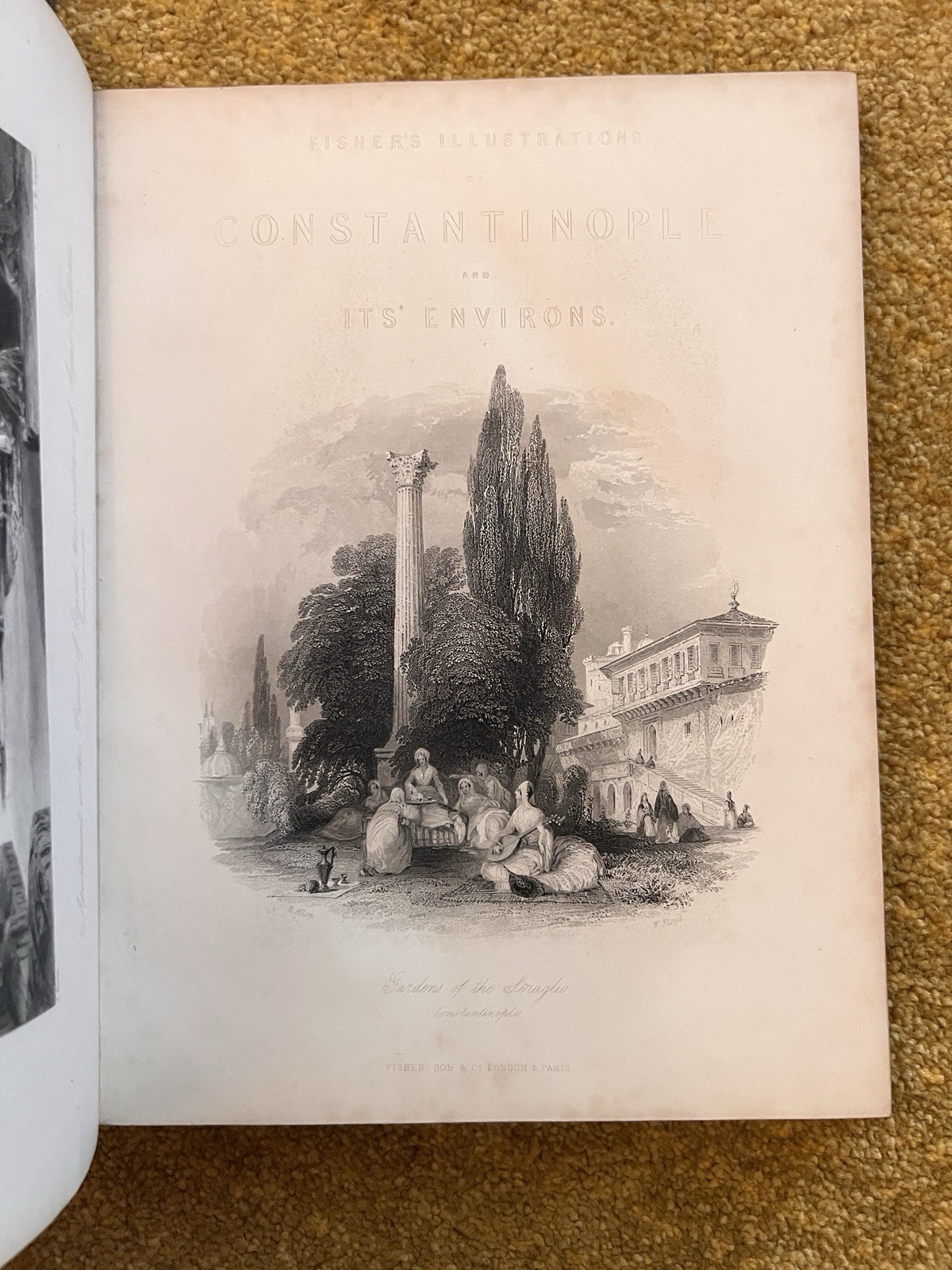 Constantinople Its Environs Walsh Allom Caxton Press 1840 Illustrated 2 Vol Set