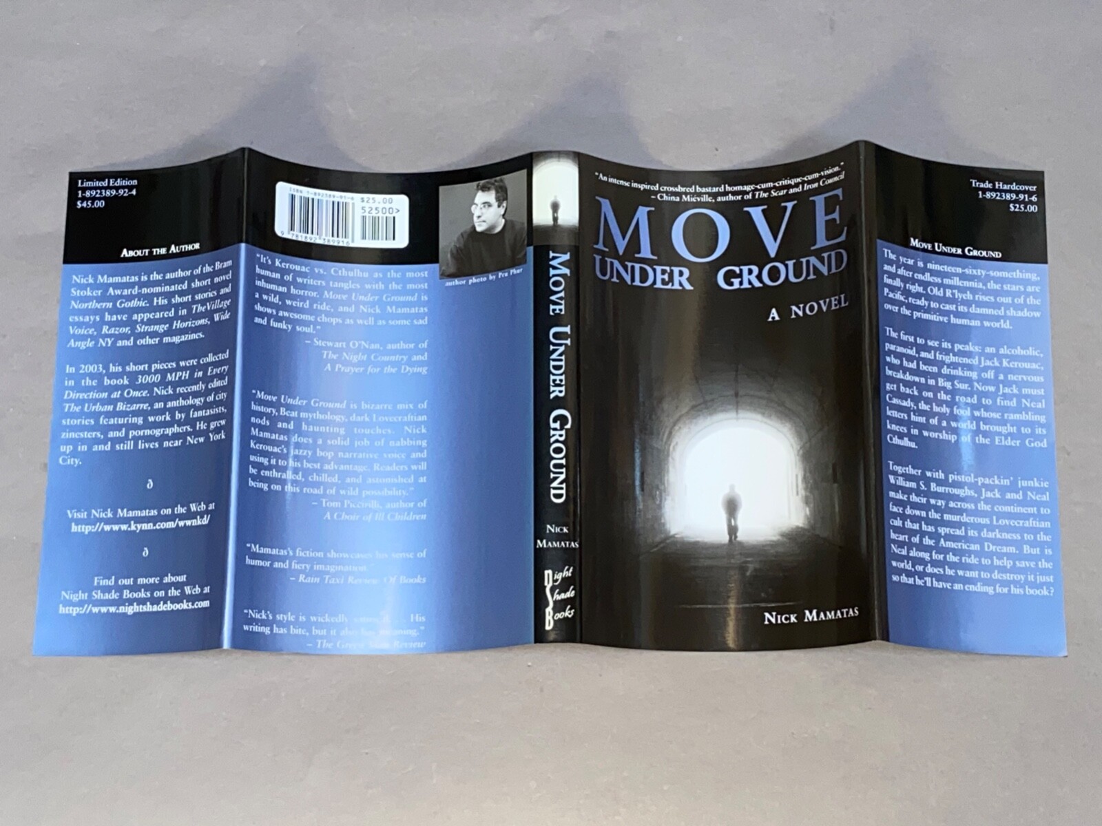MOVE UNDER GROUND – Nick Mamatas [Night Shade Books 2004] LIMITED ED No. 10/100