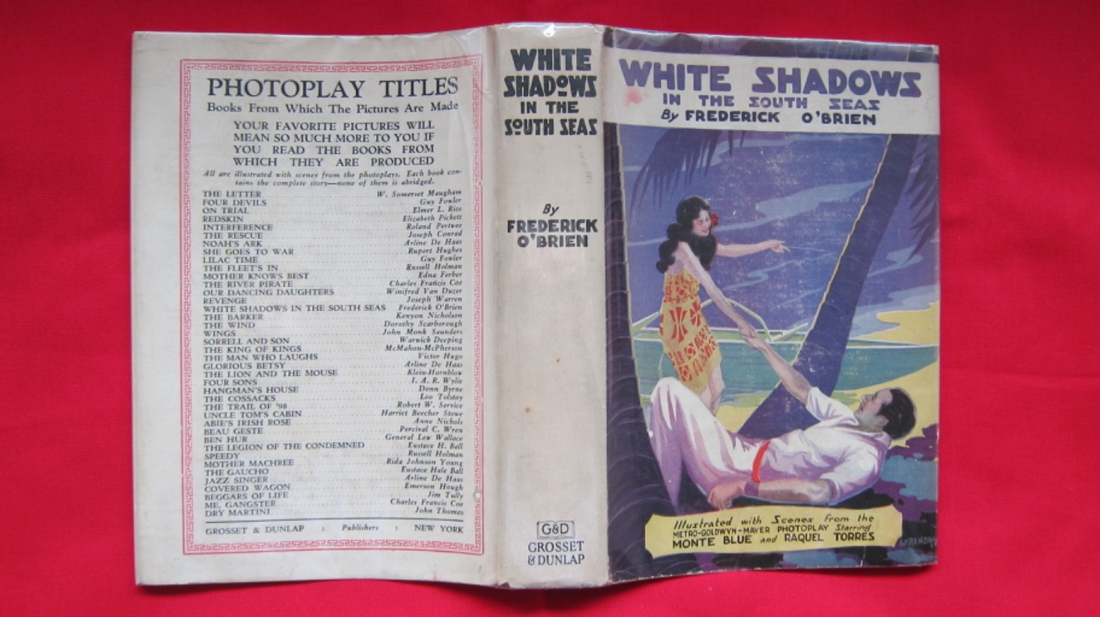 Frederick O’BRIEN „White Shadows in the South Seas“ 1919/1928 Fotoplay Edition