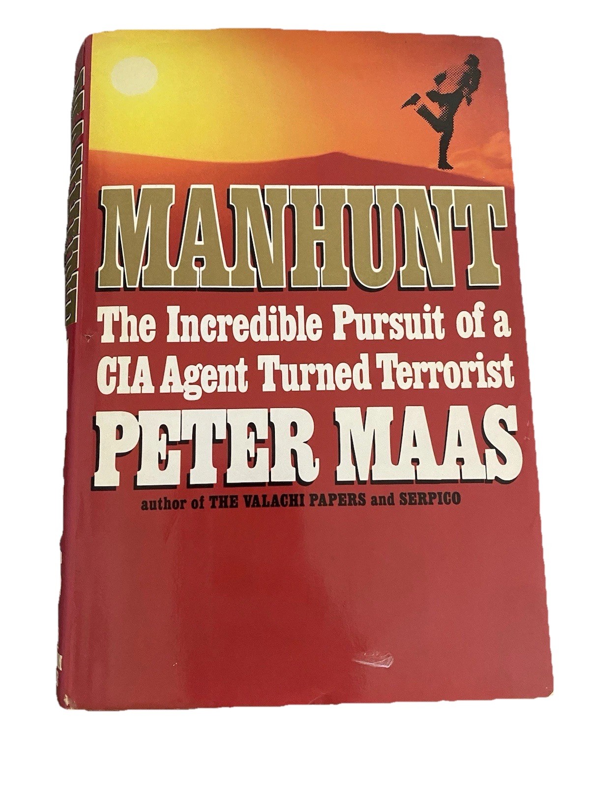 Peter Maas Manhunt First Edition Signed Inscribed Hardcover