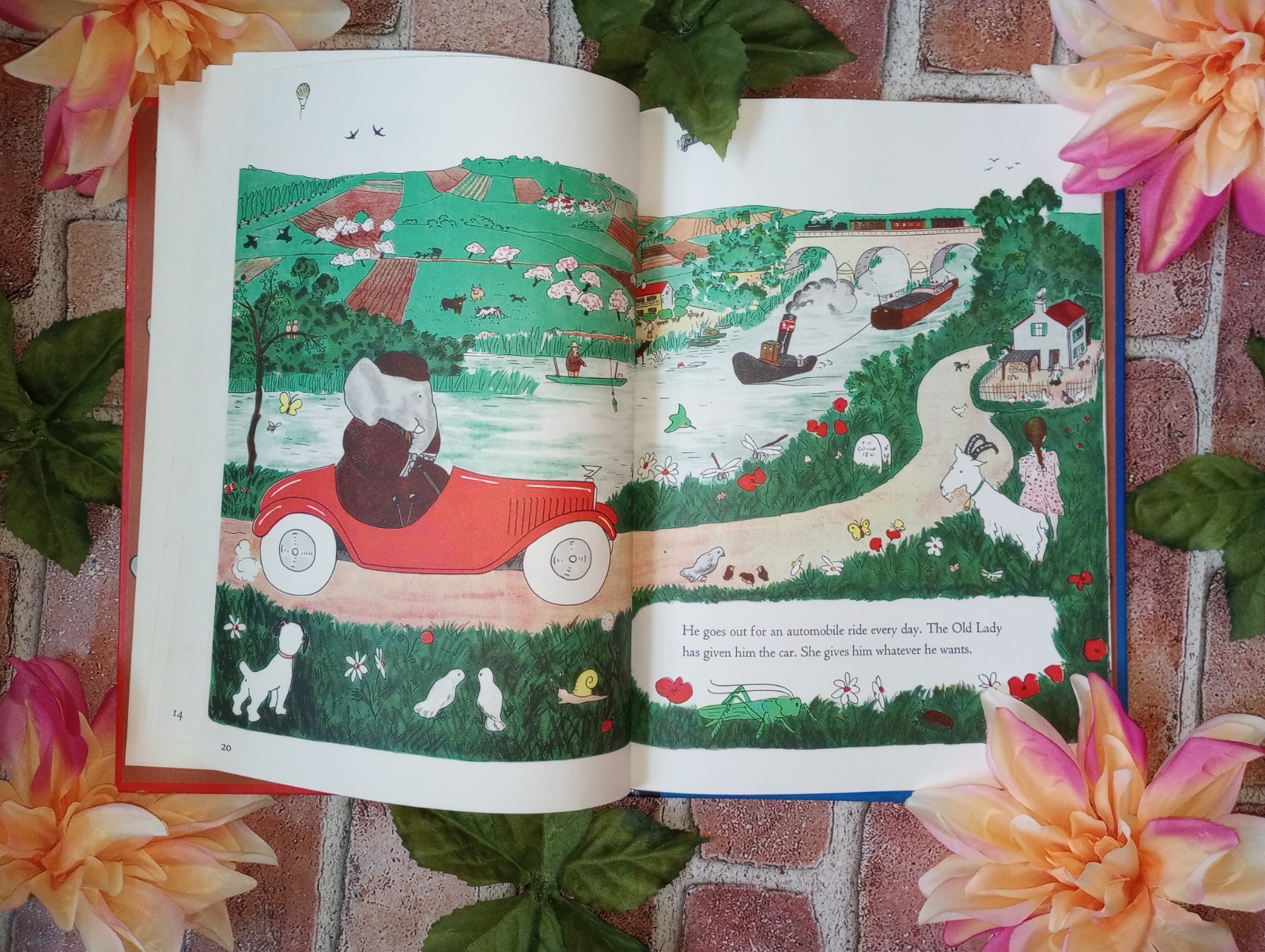 The Story of Babar: The Little Elephant Jean de Brunhoff Hardcover 1961