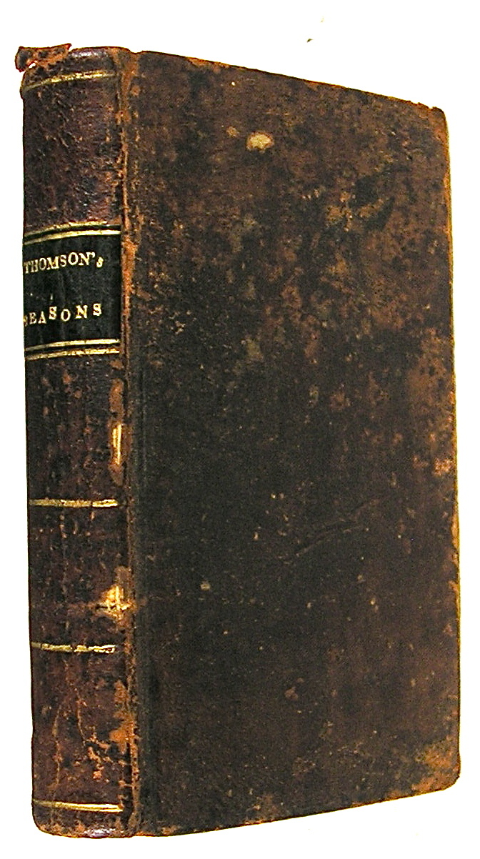 1817 James Thomson, The Seasons, Author’s Life by Samuel Johnson, Leather Cover