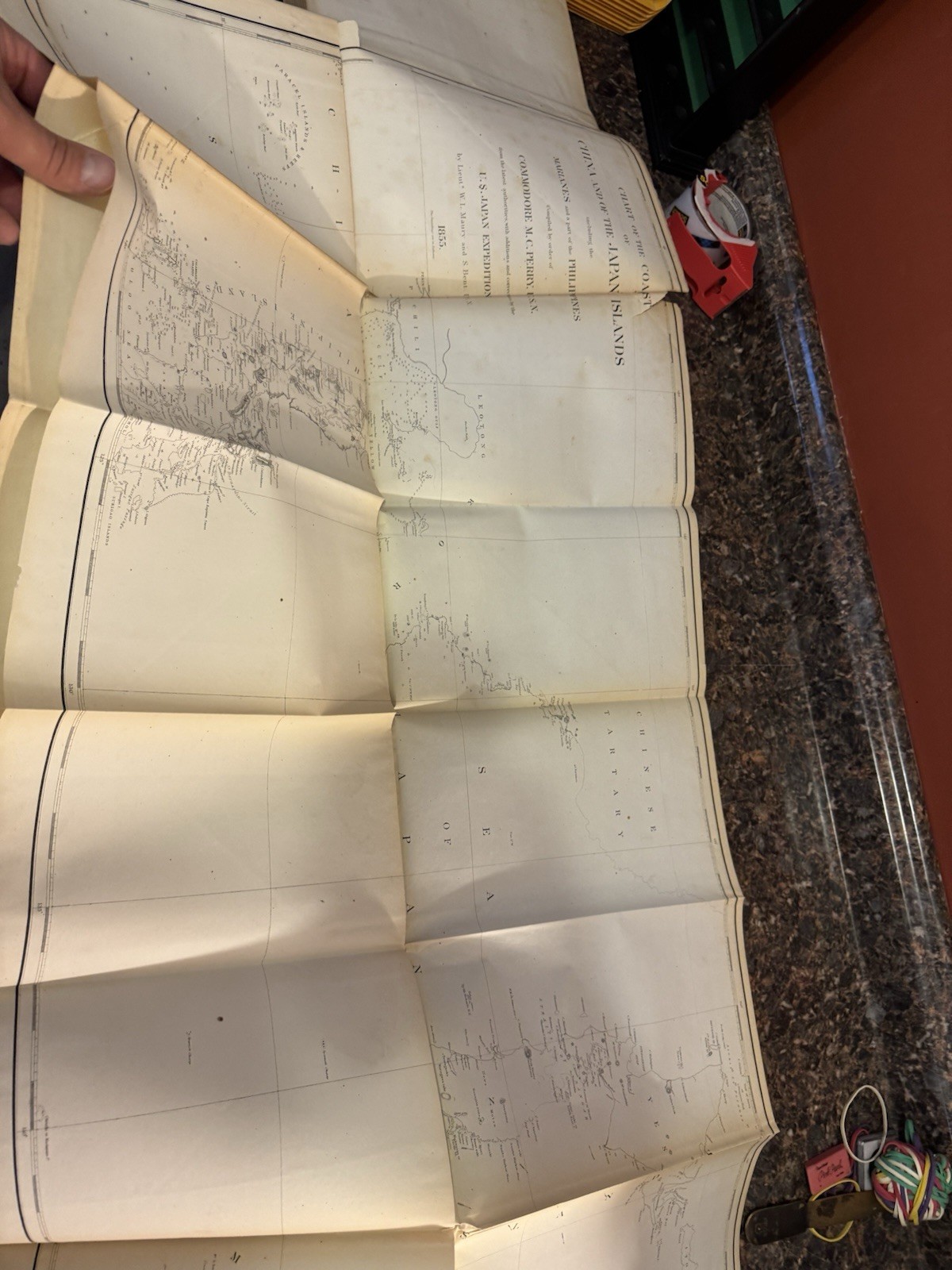 Perry Narrative Expedition American Squadron 1st 1856 Japan Charts Maps Plates