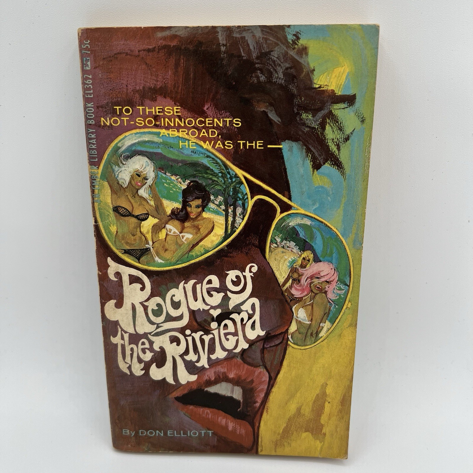 Rougue of the Riviera by Don Elliott Greenleaf Classics EL362 Vintage Sleaze