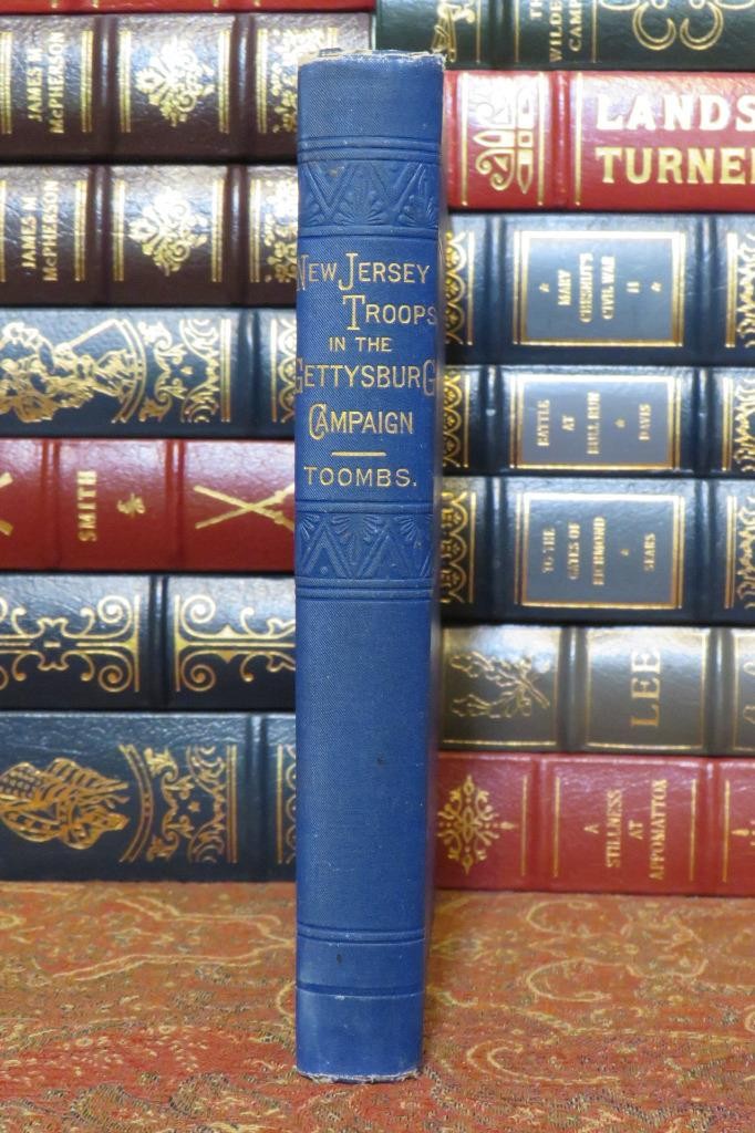 NEW JERSEY TROOPS IN THE GETTYSBURG CAMPAIGN – 1888 FIRST EDITION – CIVIL WAR