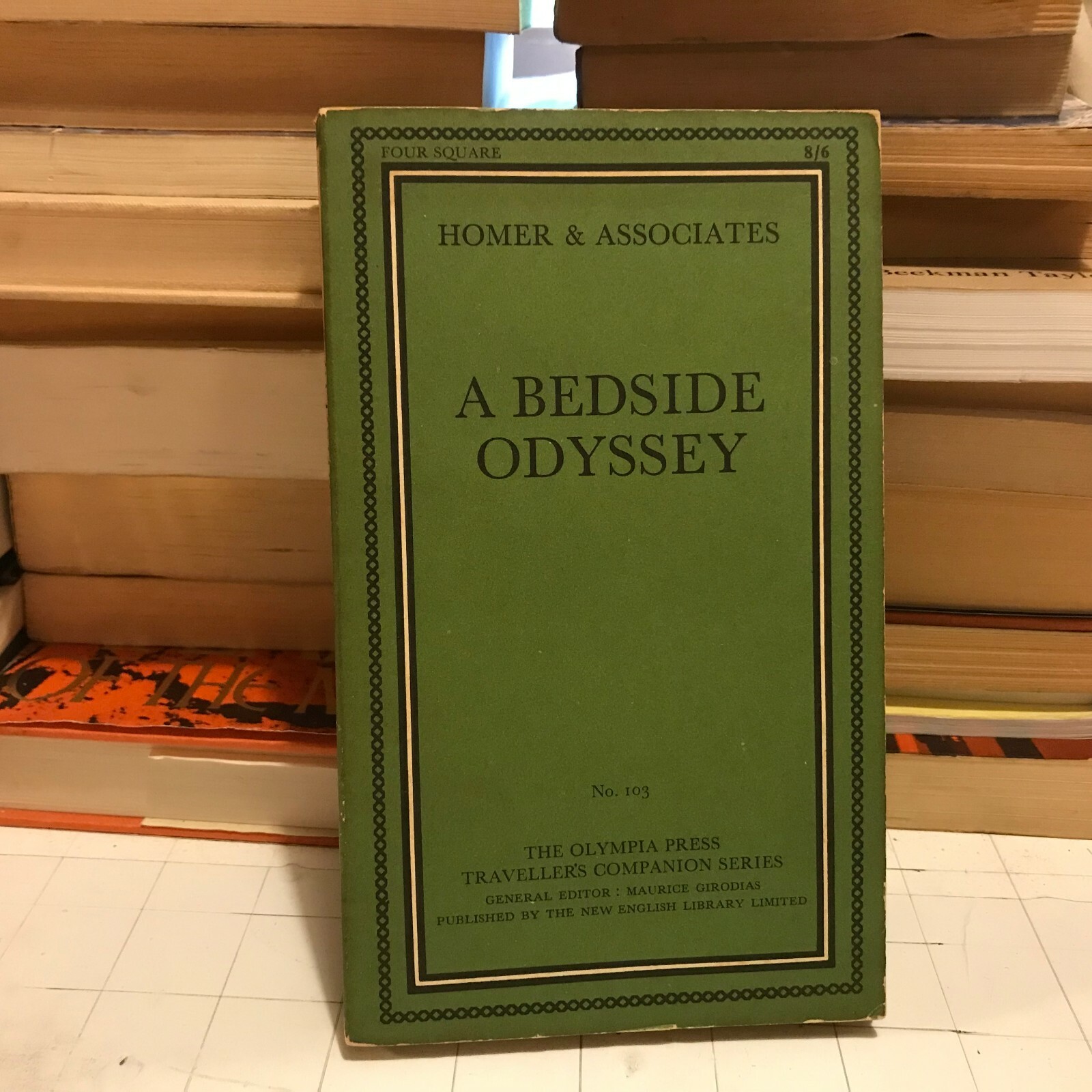 A Bedside Odyssey The Olympia Press No103 Homer & Associates 1966 erotic uk pb!