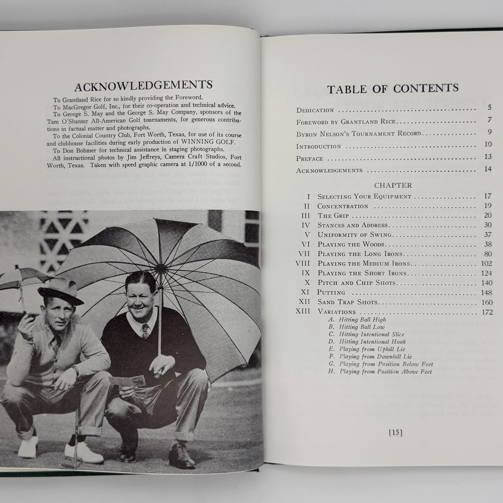*Signed* Byron Nelson’s Winning Golf – Byron Nelson (Taylor Publishing, 1973)