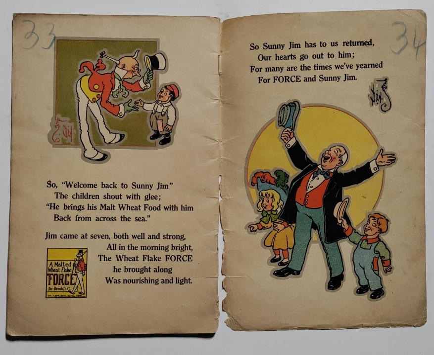 W. W. Denslow – Through Foreign Lands with „Sunny Jim“ – 1910 Booklet