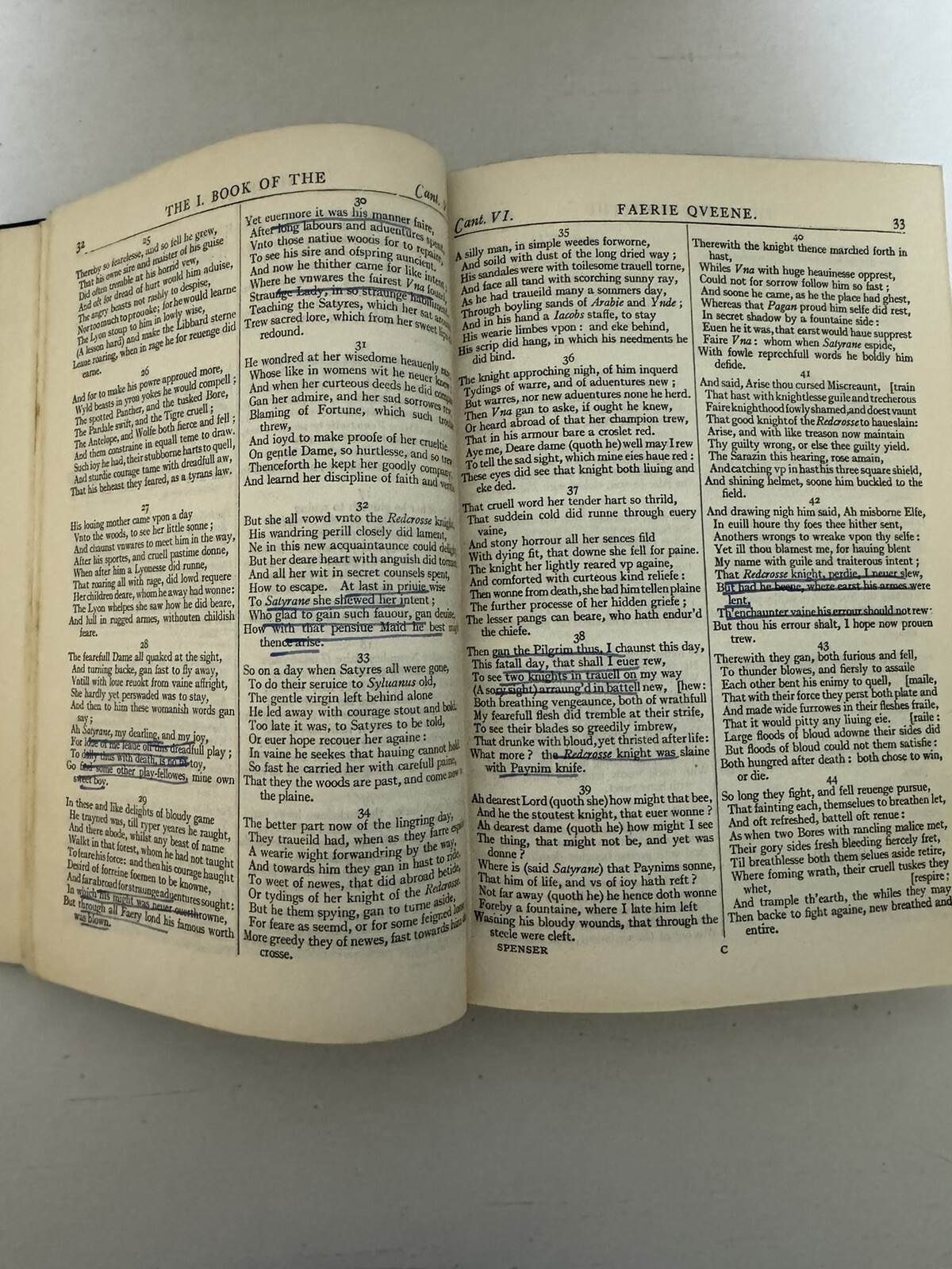 Vintage Book: „The Poetical Works of Edmund Spenser“ 1950