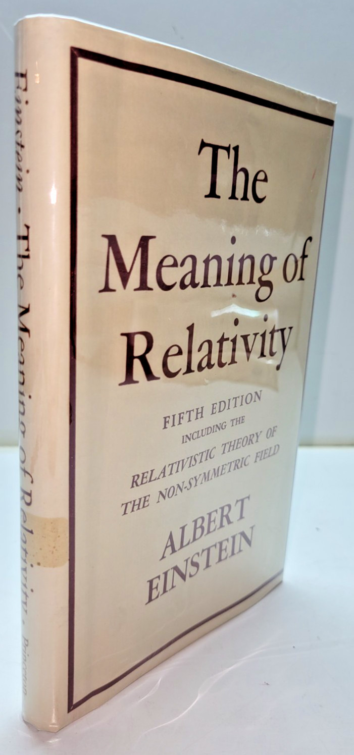 THE MEANING OF RELATIVITY Albert Einstein 1969 Physics Lectures DJ NF