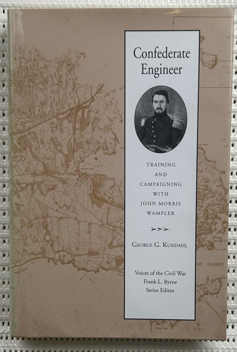 Civil War Confederate Engineer Biography Hardcover Dust Jacket Illust. 1st 336p
