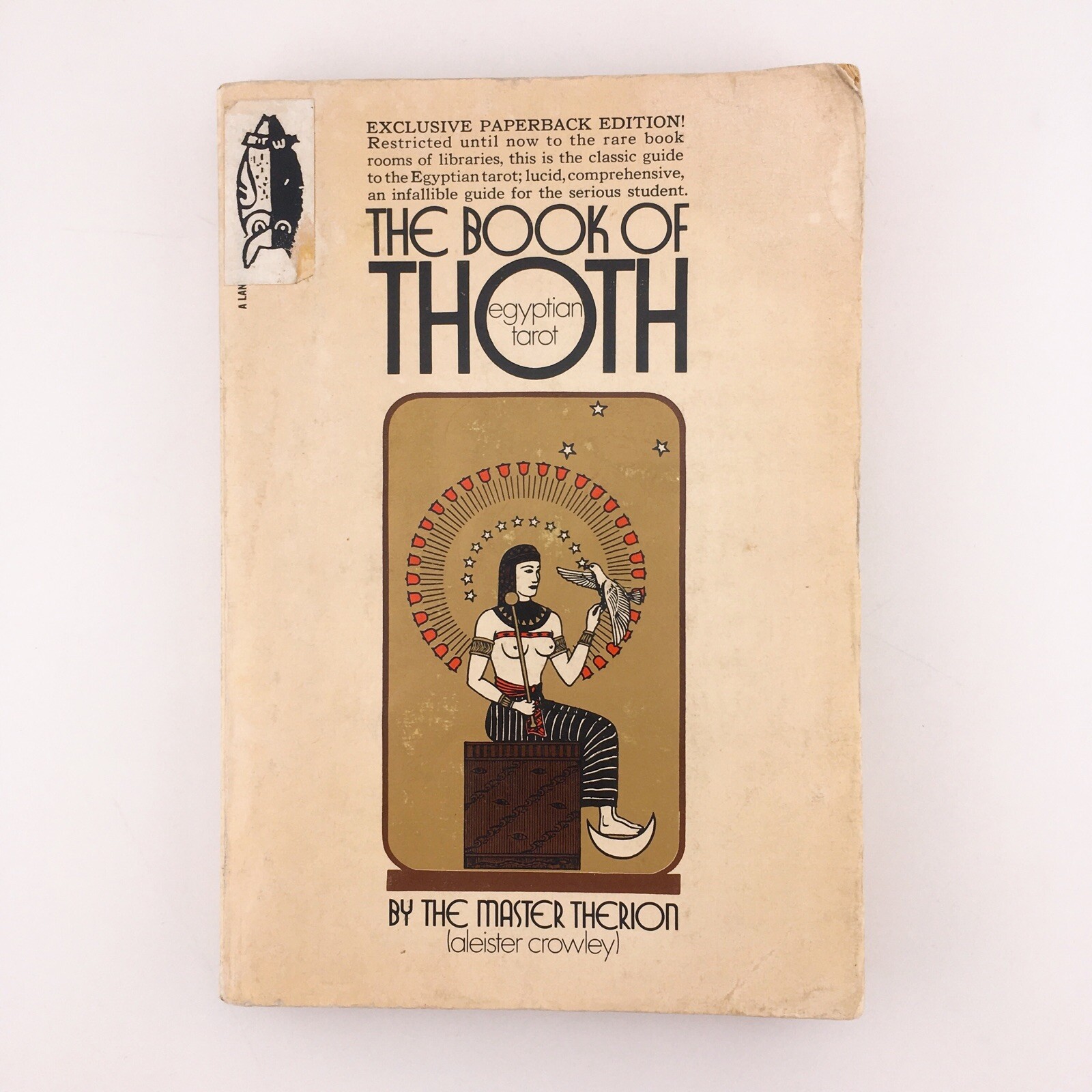 Vintage The Book Of Thoth By The Master Therion Aleister Crowley Paperback