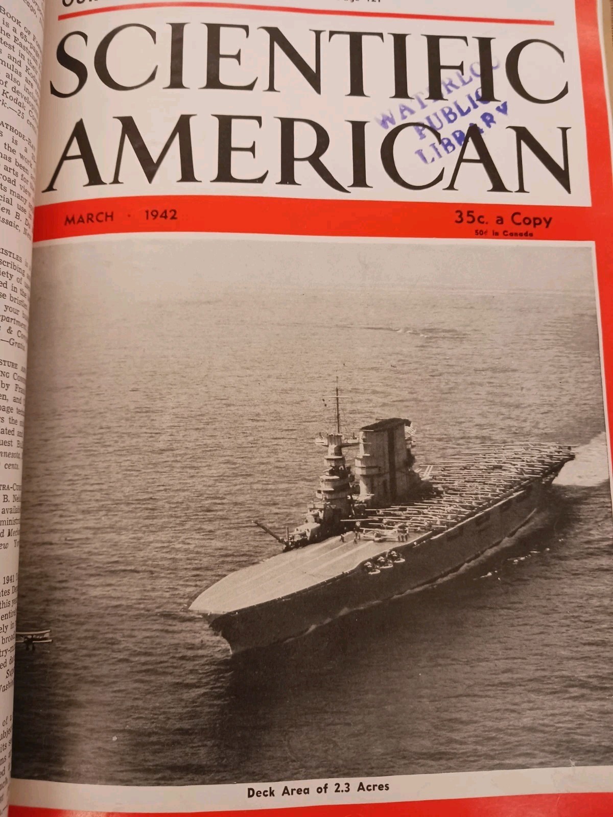 Scientific American Bound Copies 1942 & 1947 Great Illustrations & Ads War Prepa
