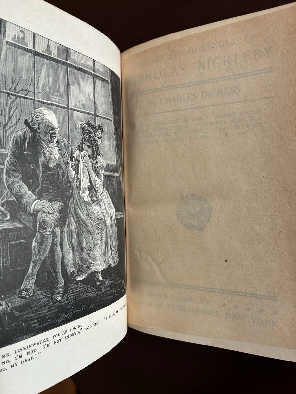 Nicholas Nickleby, Charles Dickens, 1900, Fine Binding, A. L. Burt Company